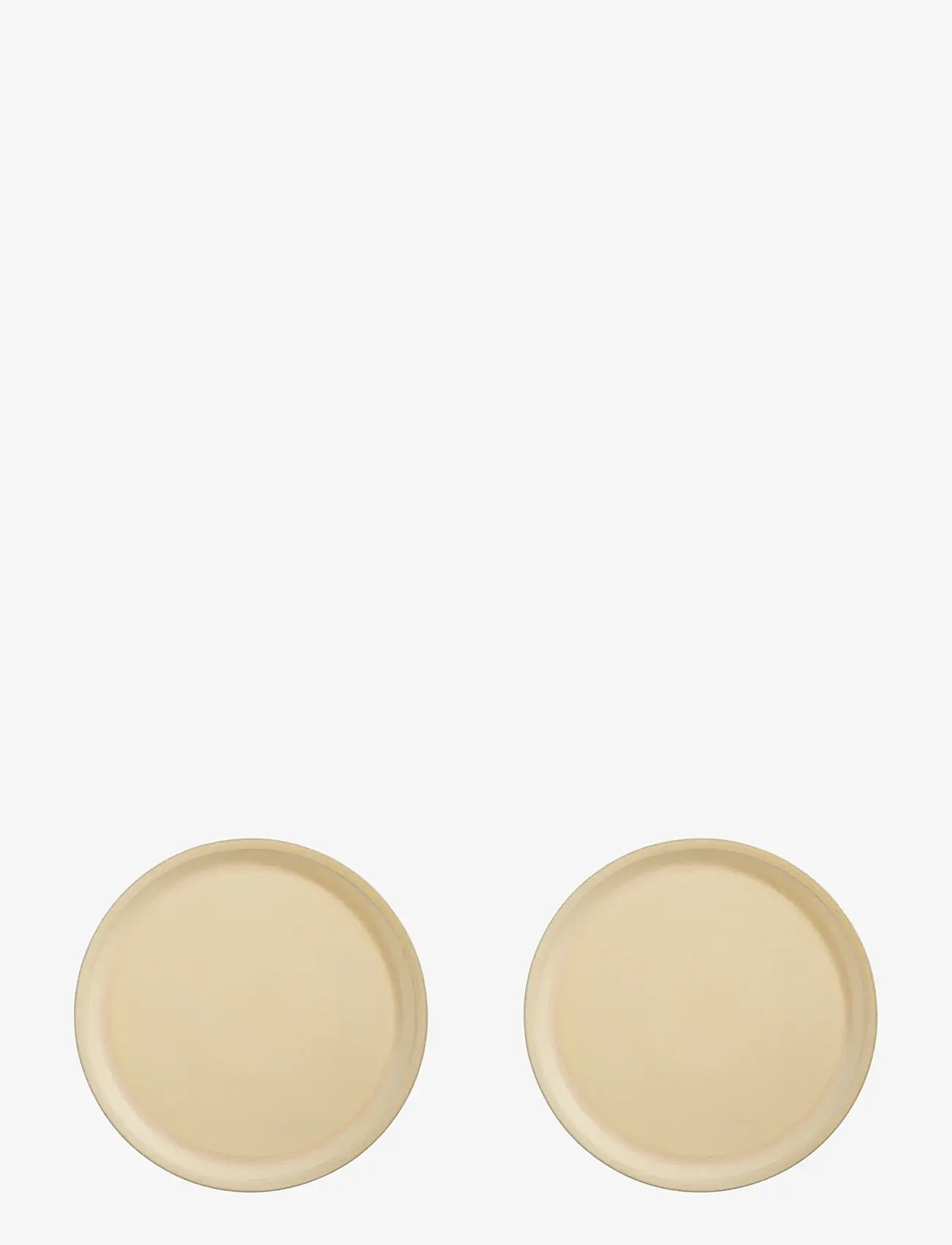 OYOY Living Design - Yuka Lunch Plate - Pack of 2 - speiseteller - butter - 1