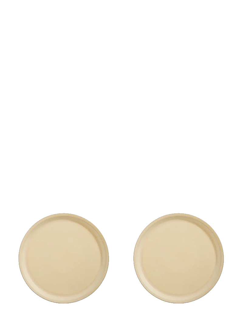 OYOY Living Design - Yuka Lunch Plate - Pack of 2 - speiseteller - butter - 1