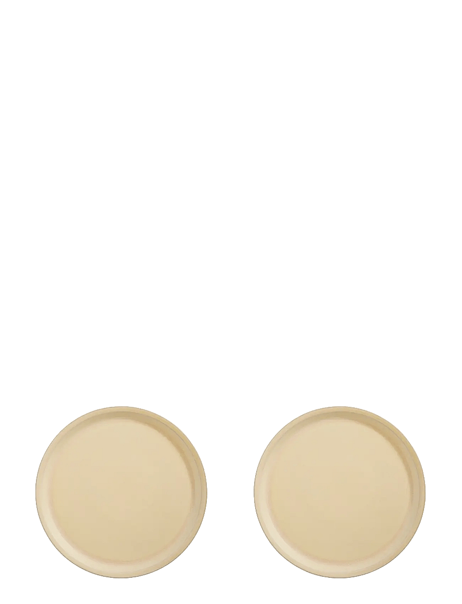 OYOY Living Design - Yuka Lunch Plate - Pack of 2 - väikesed taldrikud - butter - 1