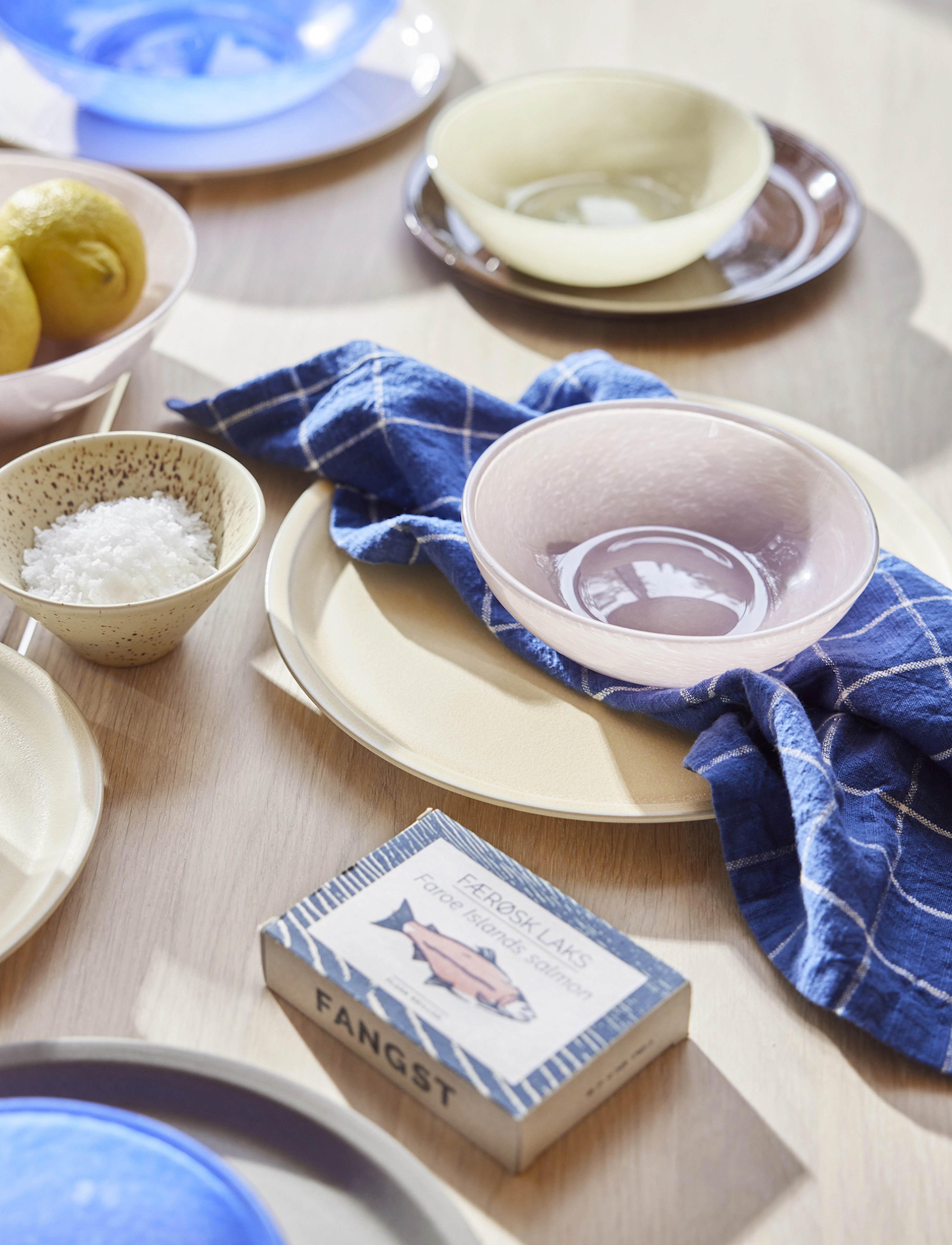 OYOY Living Design Yuka Lunch Plate - Pack Of 2, Ø 19 cm, Cream, Tallerkener > Små Tallerkener, Unisex