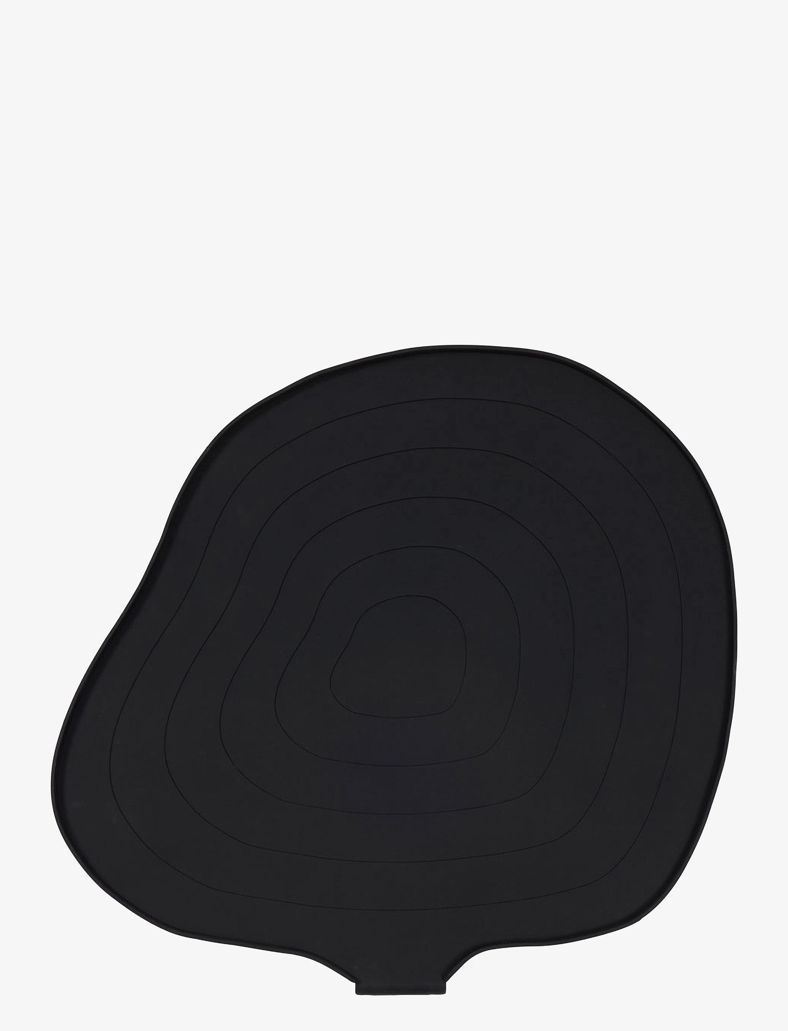 OYOY Living Design Mio Dish Tray, Ø40.8X2.5 cm 44, Dishes, Schwarz - Rack, Homeware