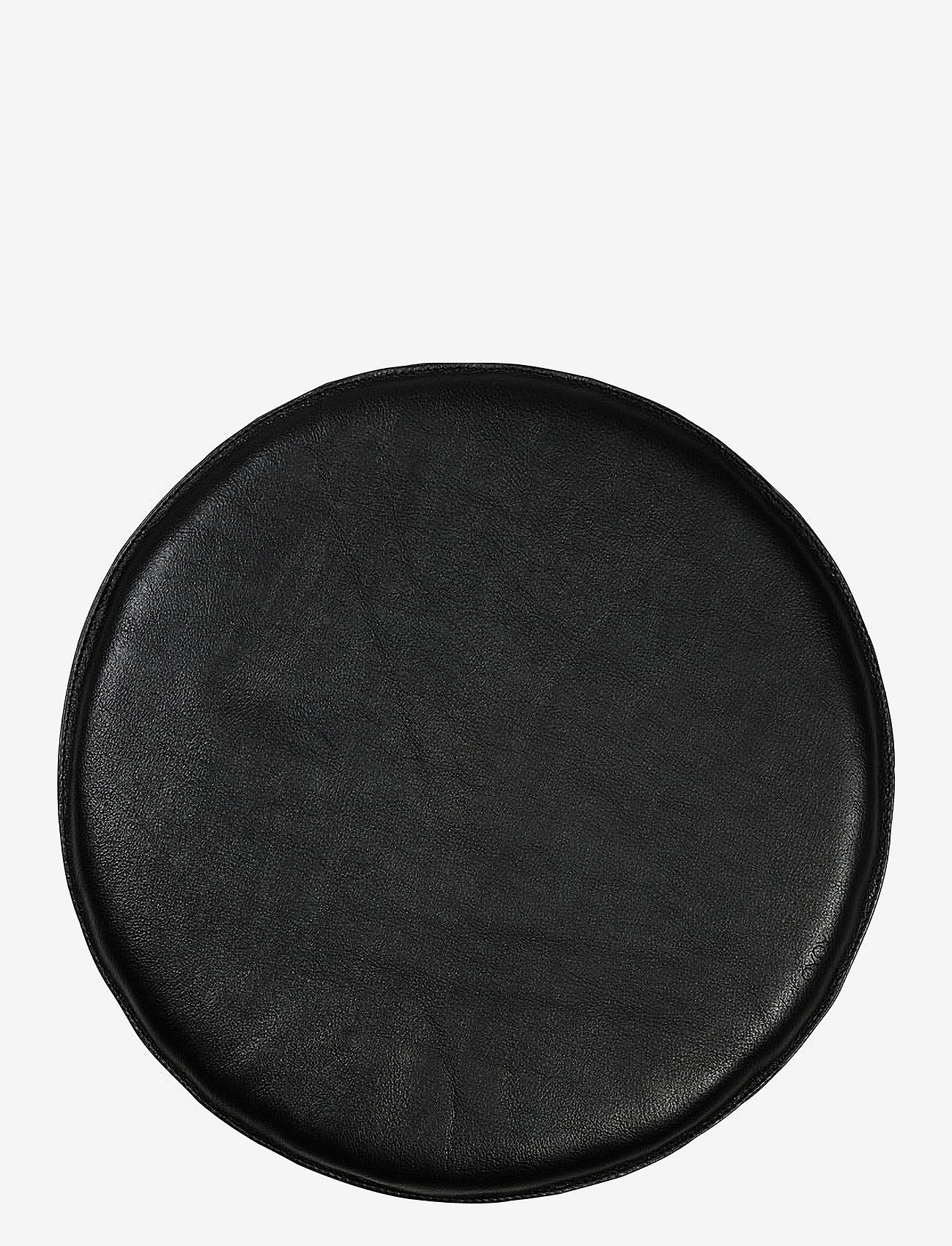 OYOY Living Design - Woody Leather Seat Cushion - black - 0