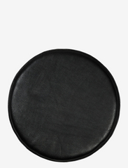 Woody Leather Seat Cushion - BLACK