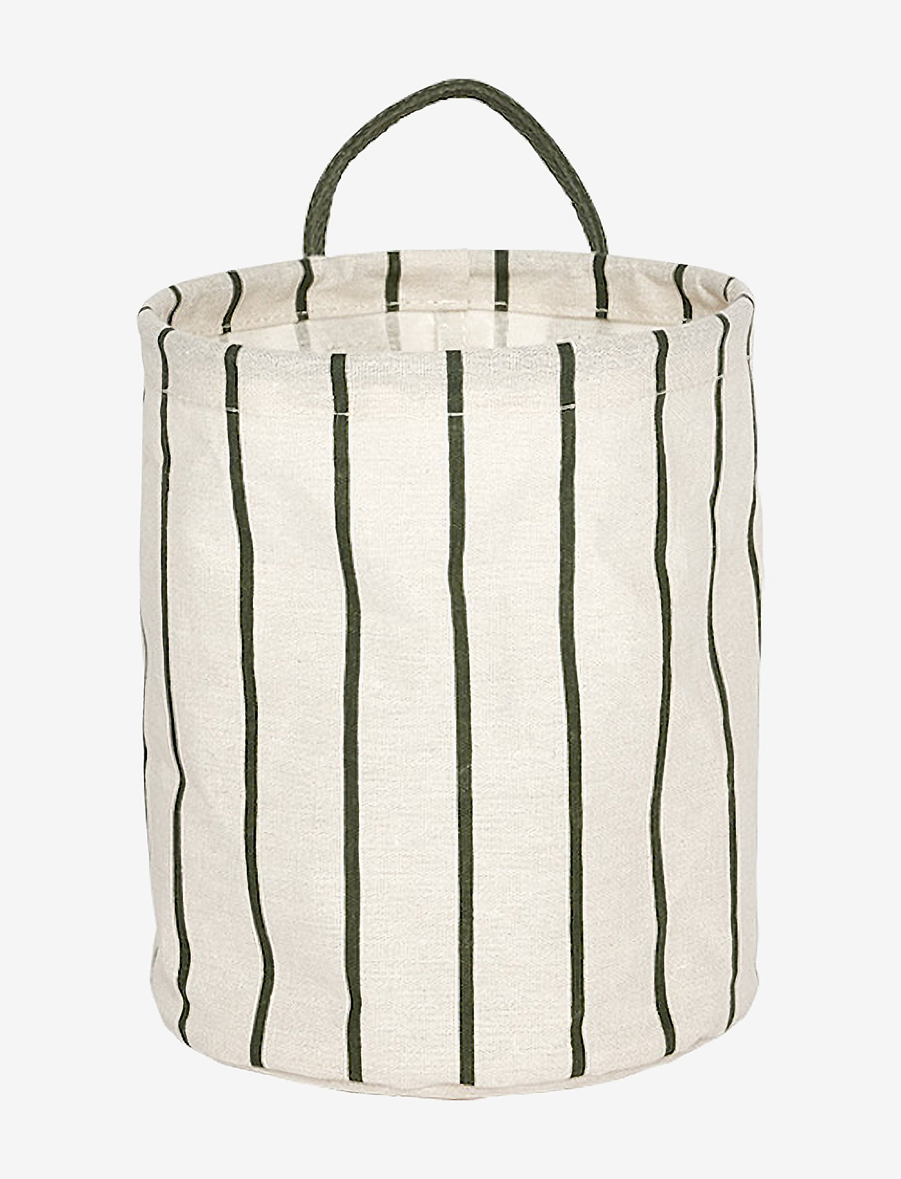 OYOY Living Design - Raita Laundry/Storage Basket - shop by price - green / offwhite - 0
