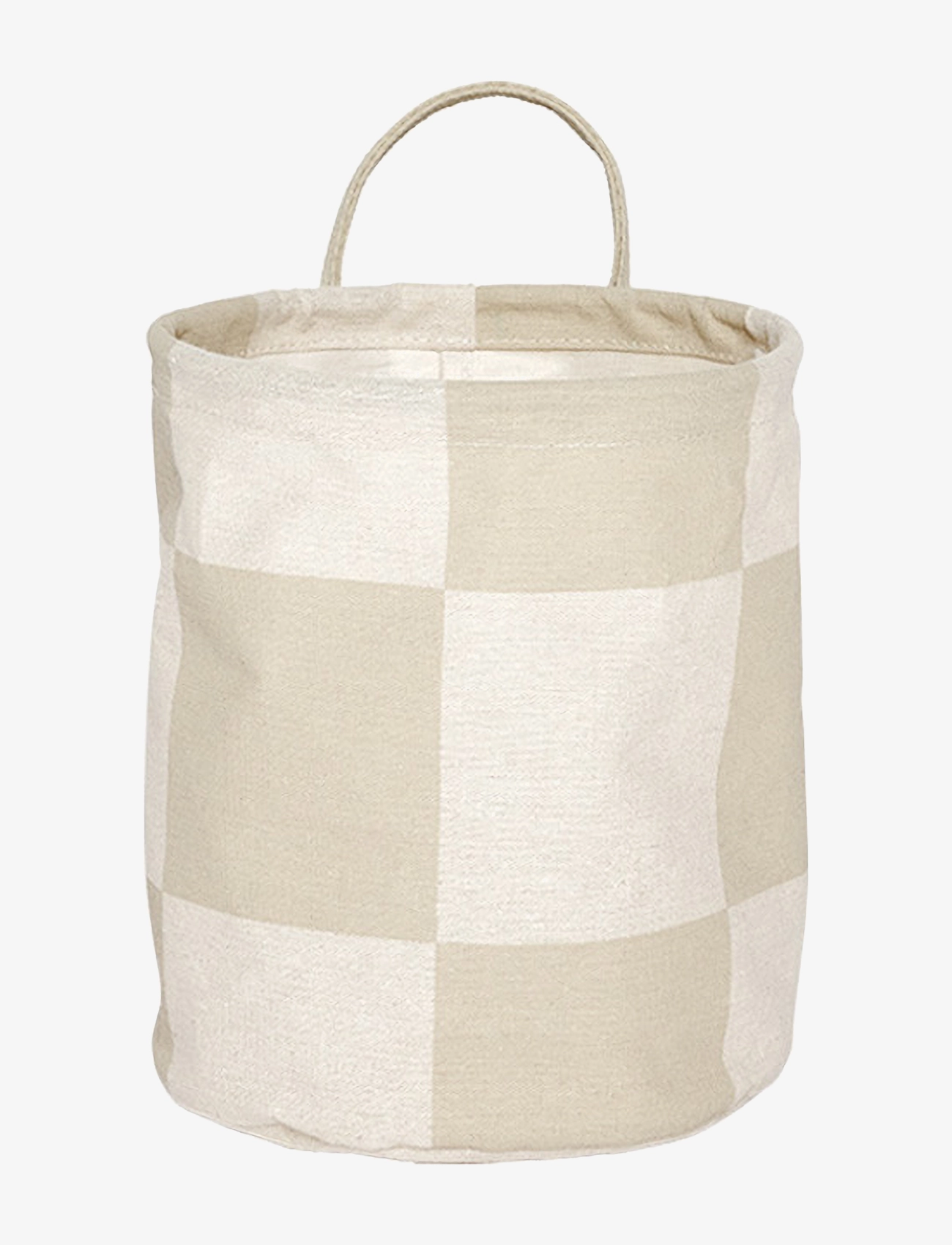 OYOY Living Design Chess Laundry/Storage Basket - Laundry baskets - CLAY / OFFWHITE / beige