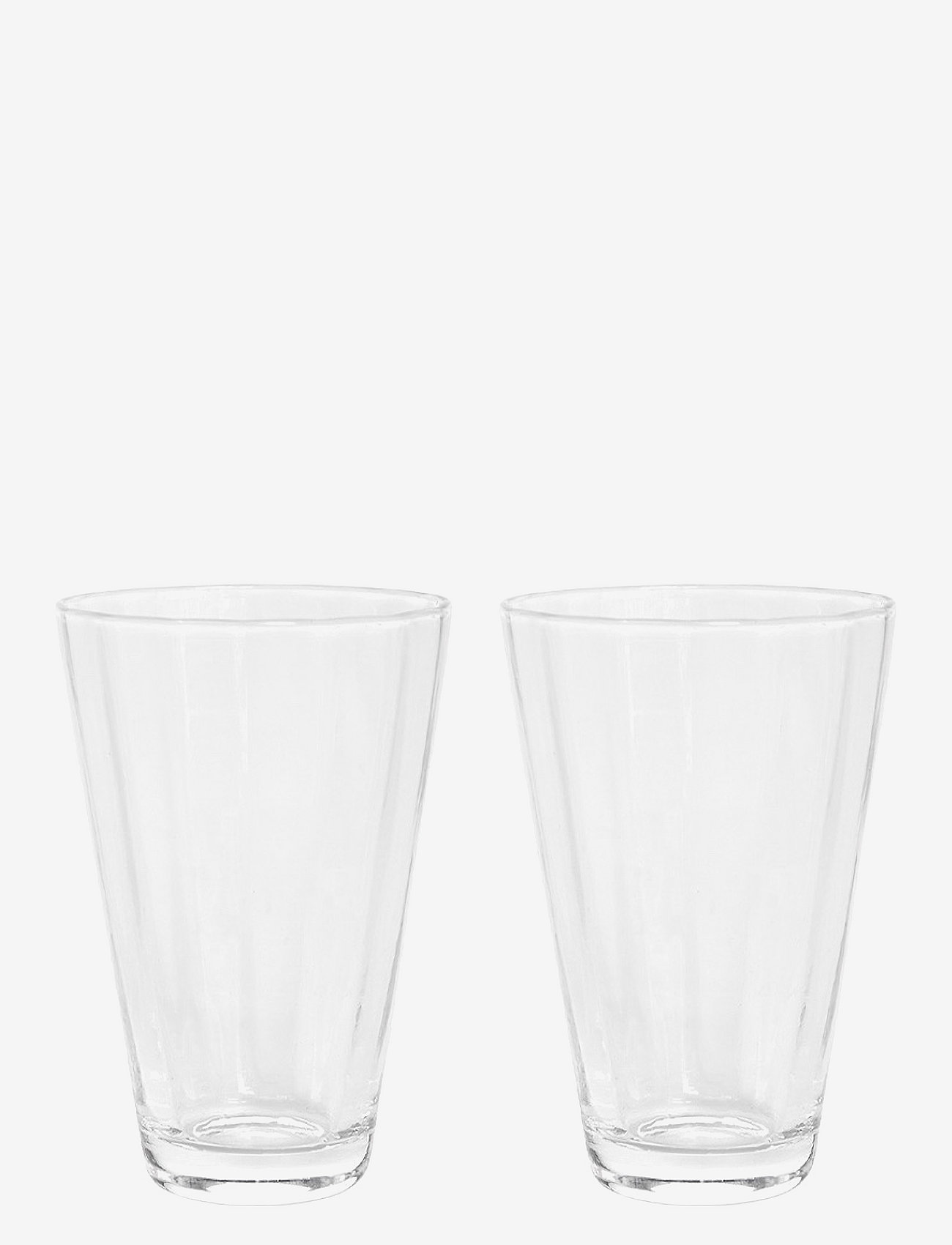 OYOY Living Design - Yuka Groove Glass - Pack of 2 - nach preis einkaufen - clear - 0