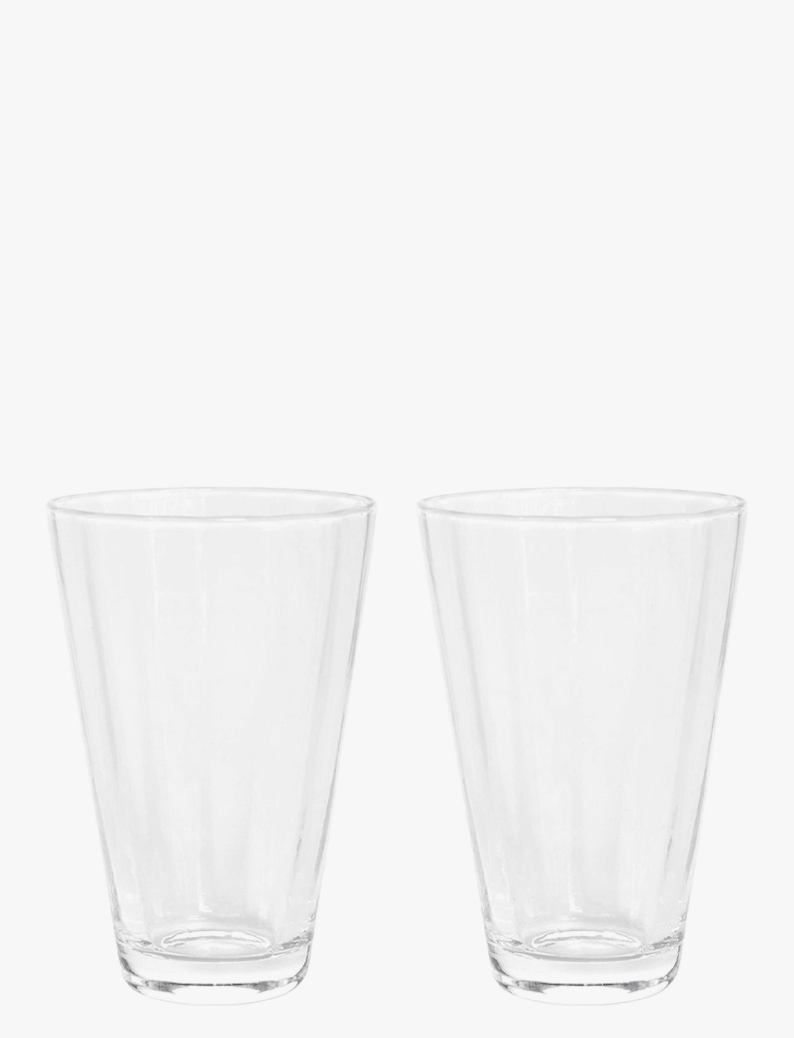 OYOY Living Design Yuka Groove Glass - Pack of 2 - Glas - CLEAR / undefined