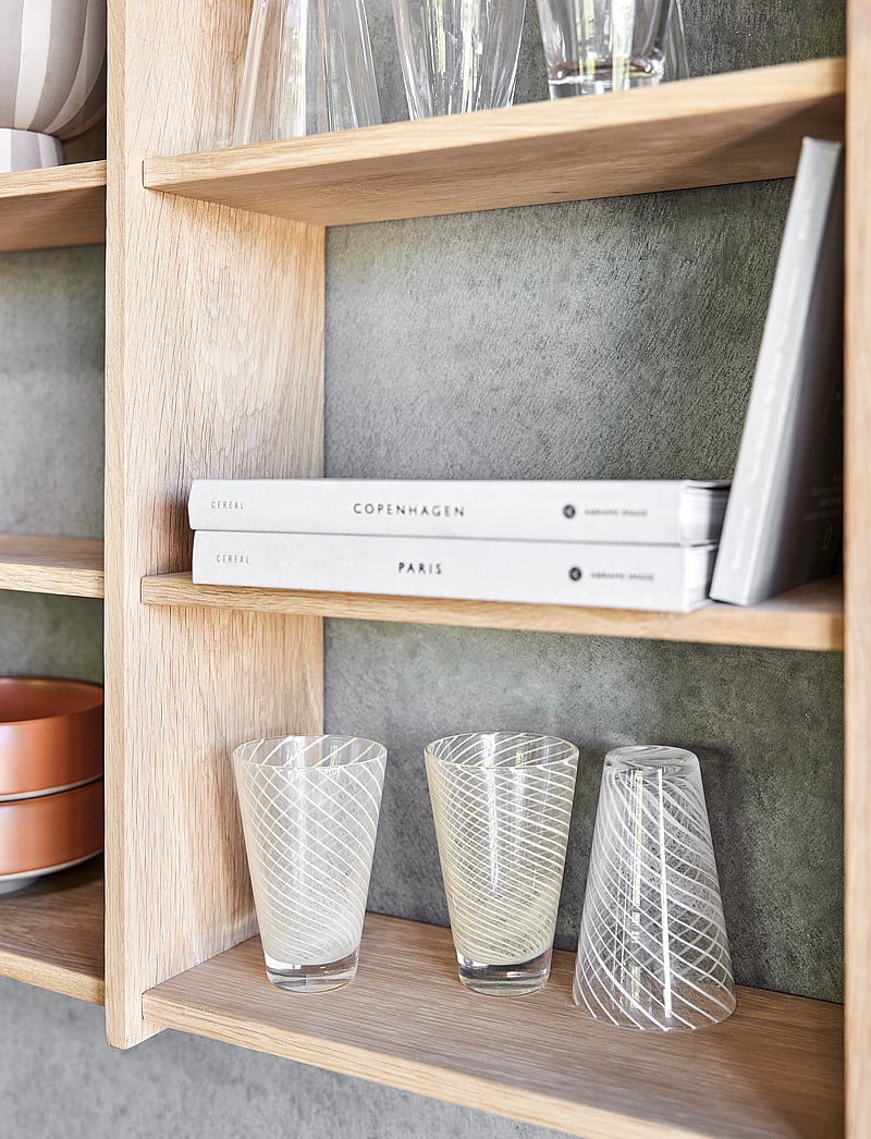 OYOY Living Design - Yuka Groove Glass - Pack of 2 - nach preis einkaufen - clear - 1