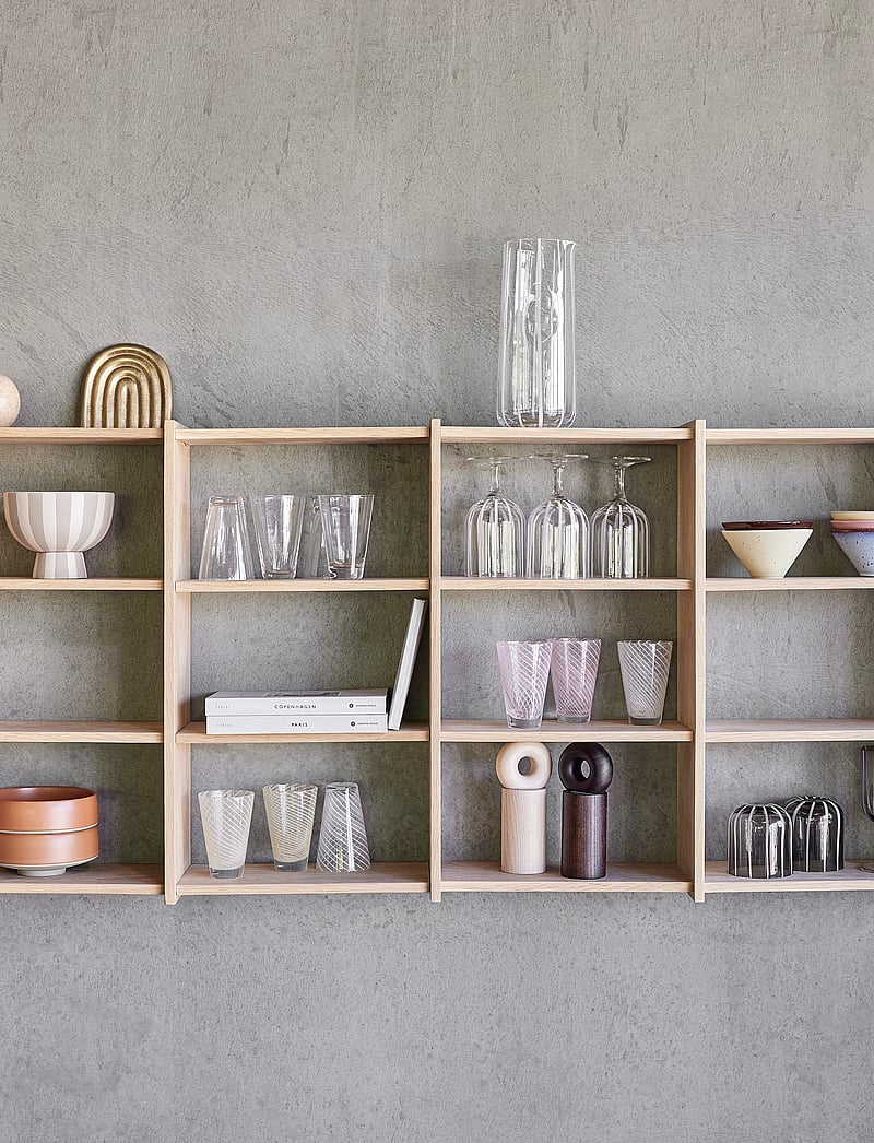 OYOY Living Design - Yuka Groove Glass - Pack of 2 - nach preis einkaufen - clear - 2