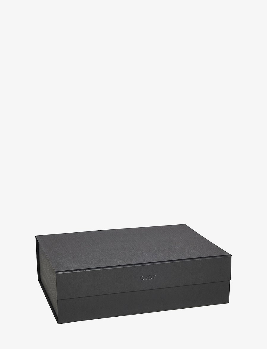 OYOY Living Design - Hako Storages Box - A3 - minikarbid - black - 1
