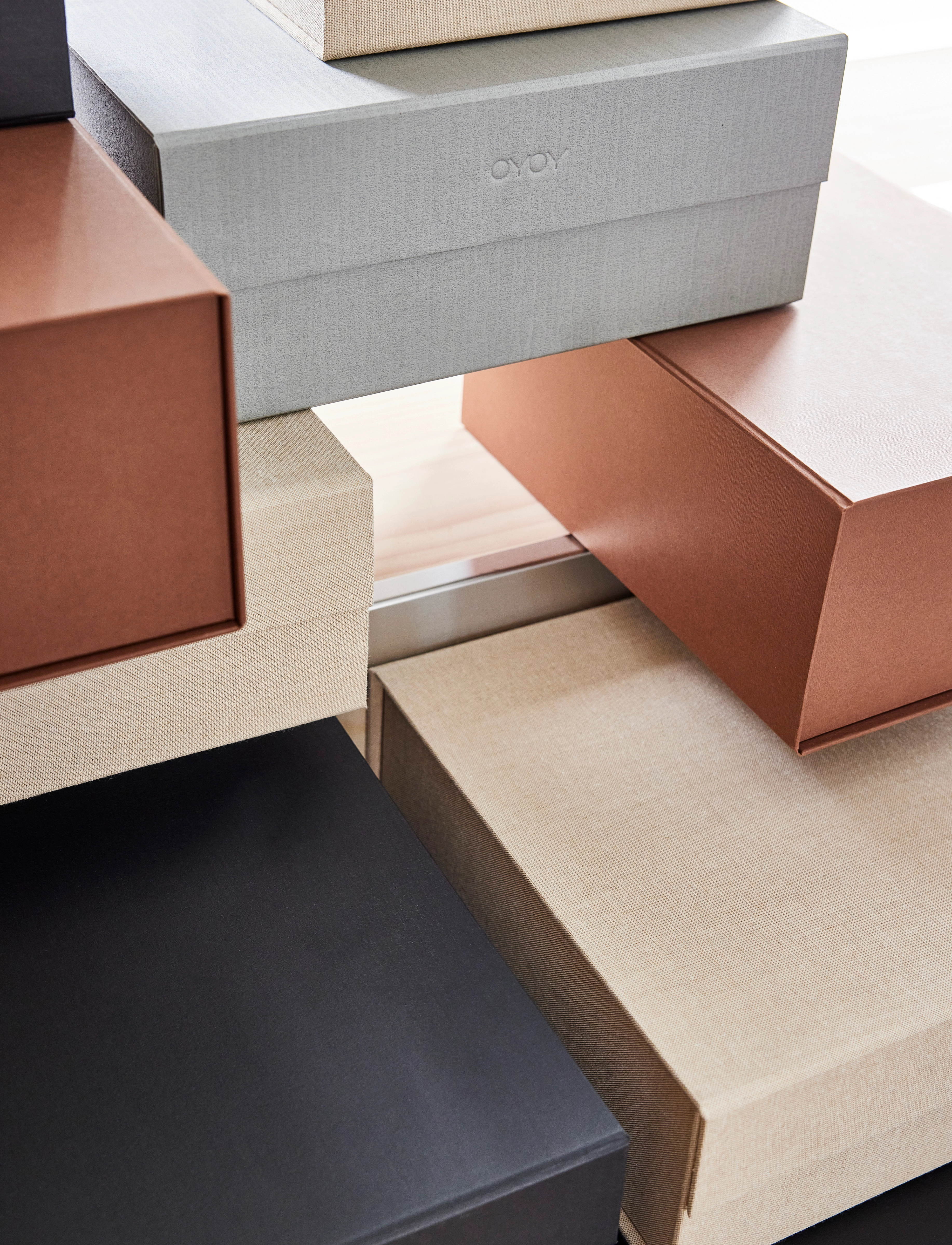OYOY Living Design - Hako Storages Box - A4 - opbevaringskasser & krukke - stone - 2