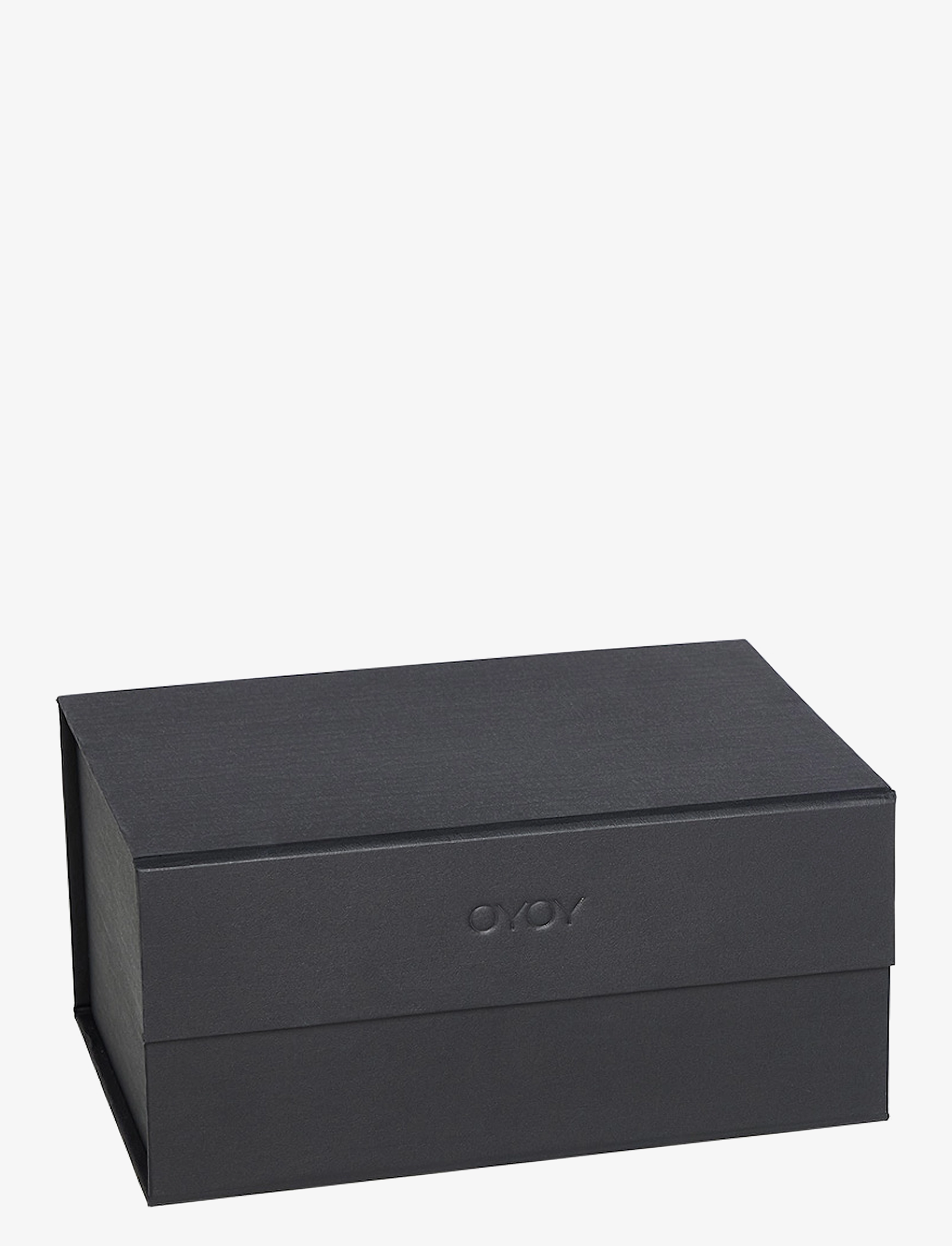 OYOY Living Design Hako Storages Box A5, Mini Boxes, Sort, Str: 12X24X17CM x 0.9
