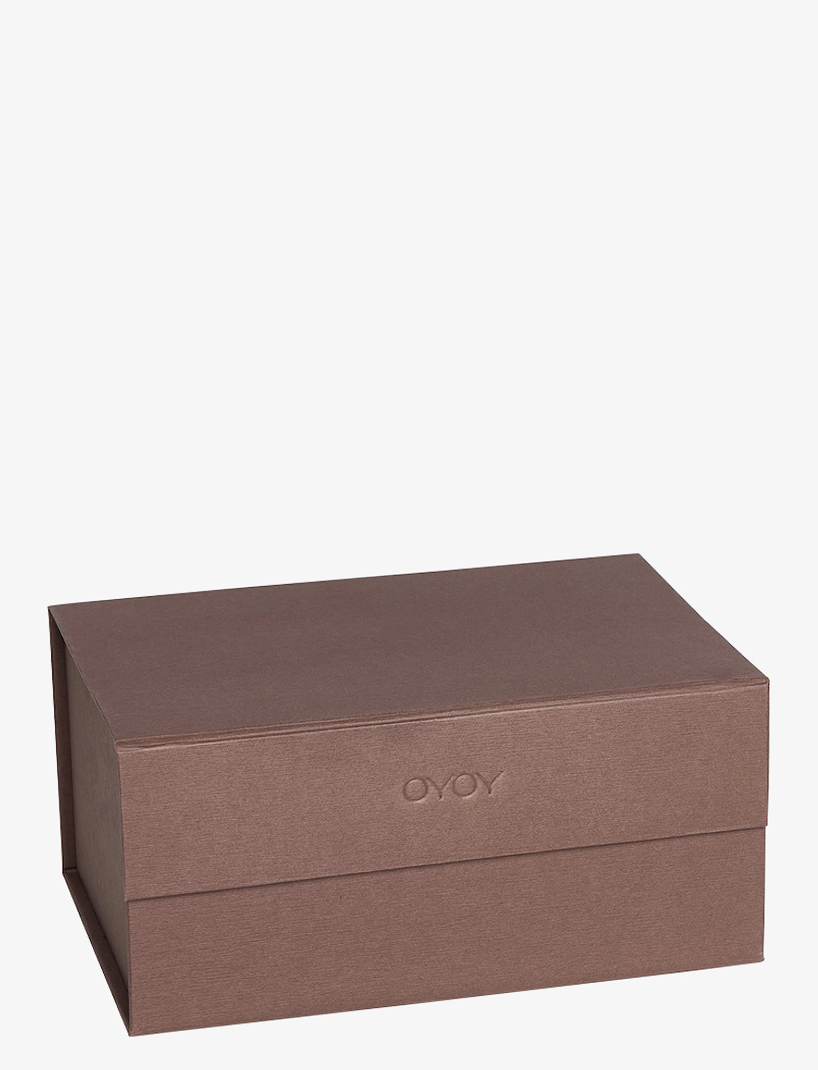 OYOY Living Design Hako Storages Box A5, Mini Boxes, Brun, Str: 12X24X17CM x 0.9