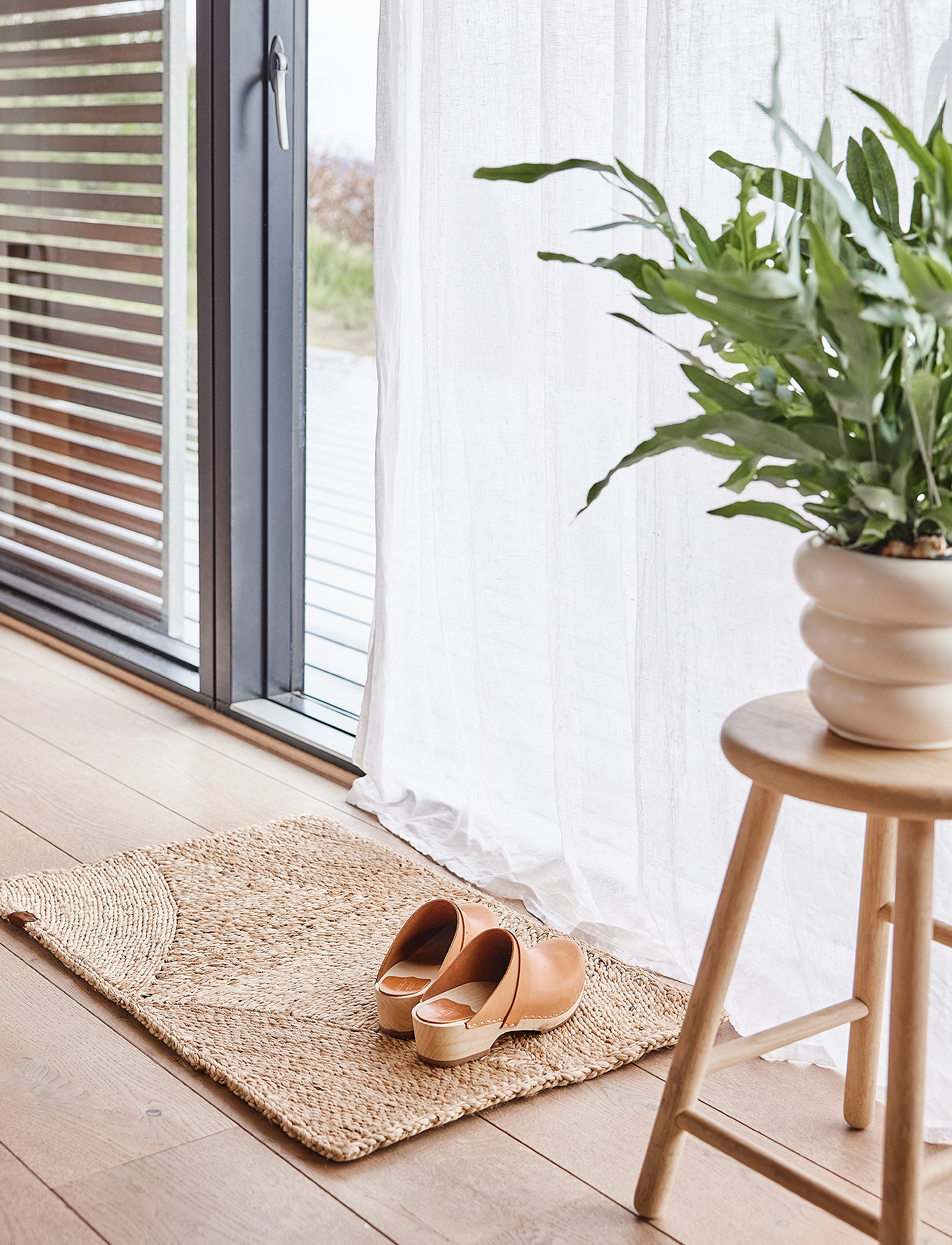 OYOY Living Design Vasa Jute Door Mat, One Size x 70, Rugs & Carpets, Beige - Mats, Homeware