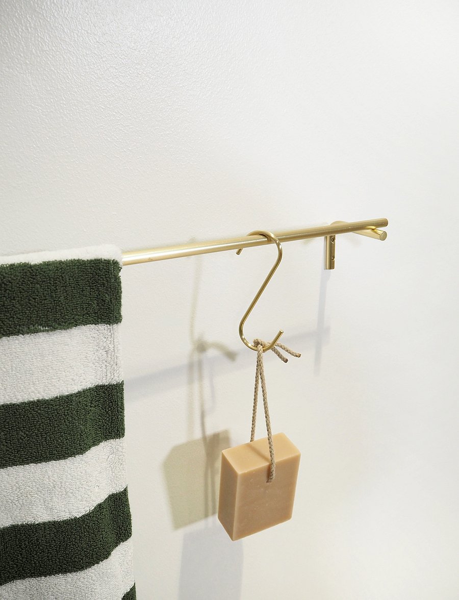 OYOY Living Design - Pieni S-Hook - Pack of 3 - konksud - brass - 2