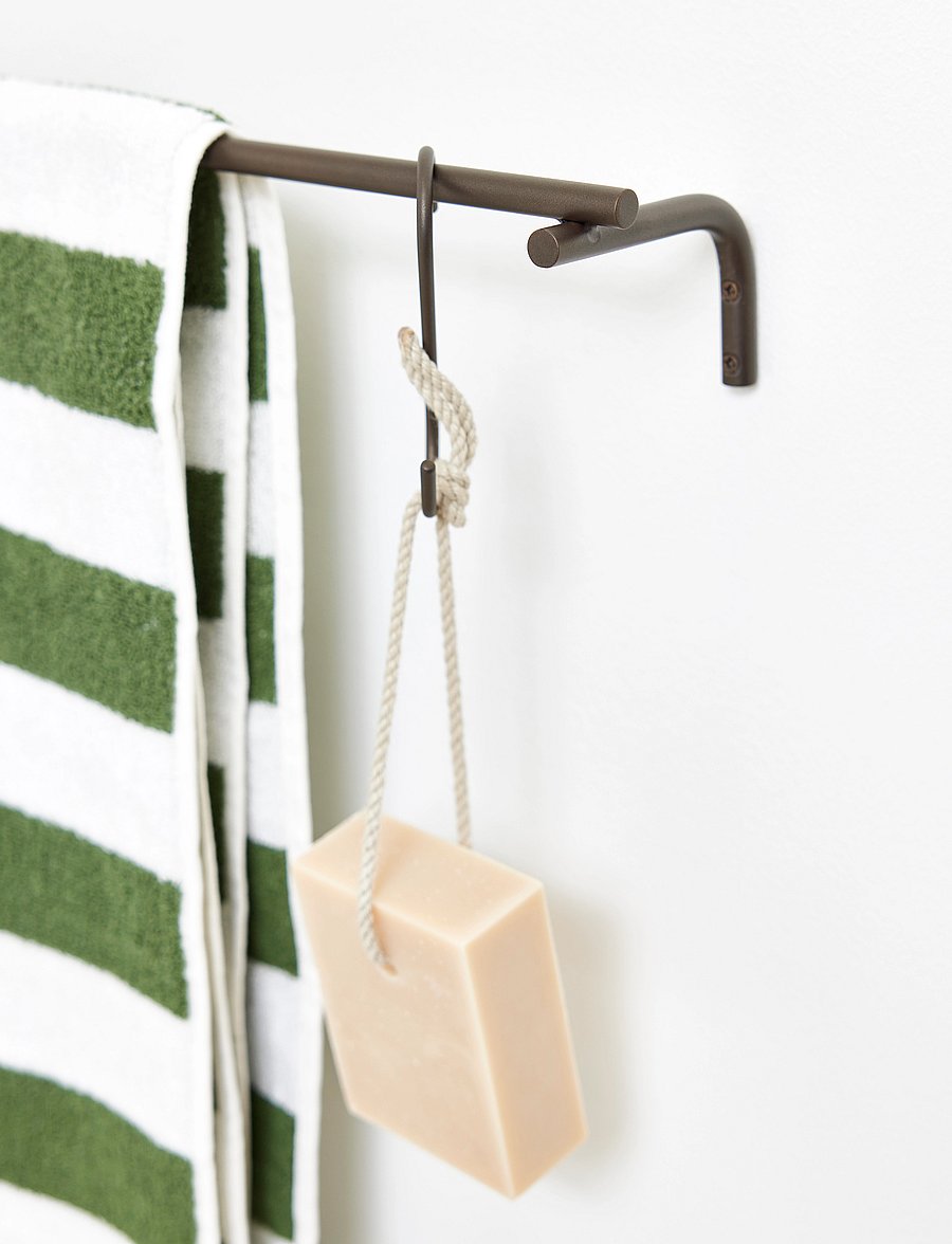 OYOY Living Design - Pieni Towel Rail - konksud - browned brass - 0
