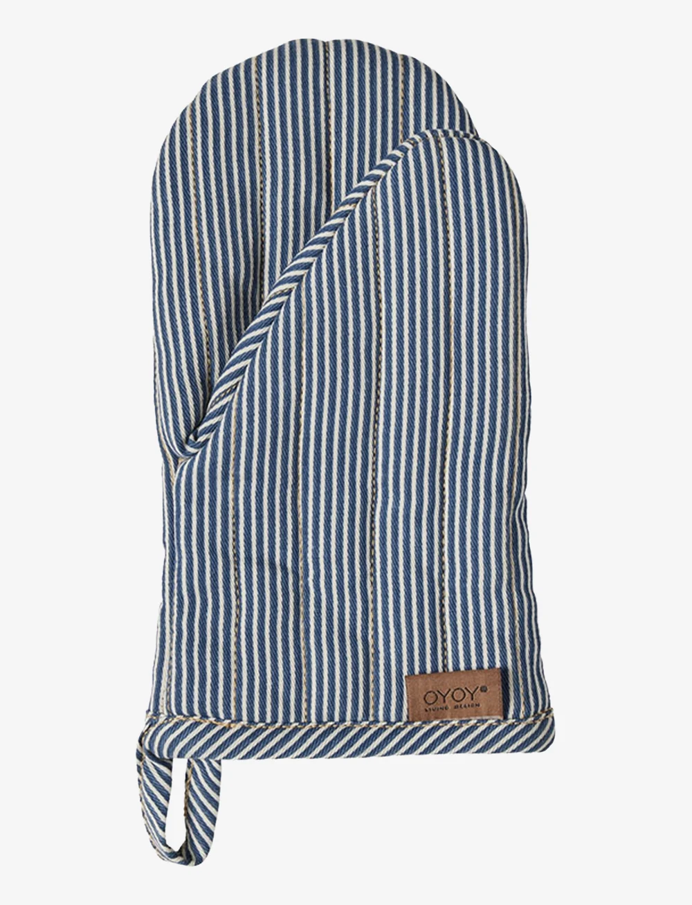 OYOY Living Design - Striped Denim Kitchen Glove - nach preis einkaufen - blue - 0