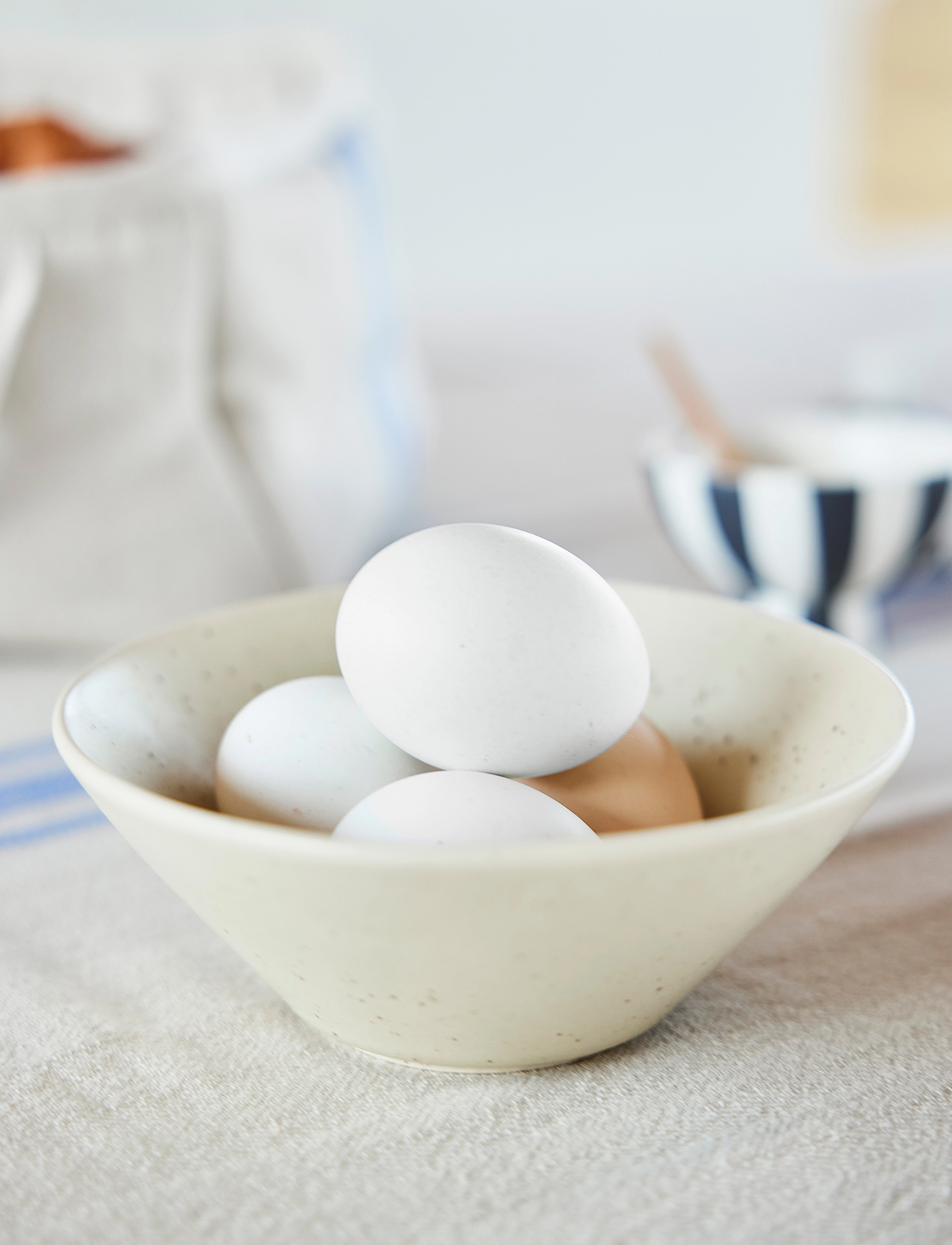 OYOY Living Design Yuka Bowl Medium, 45 CL, Bowls, Creme - Breakfast Homeware