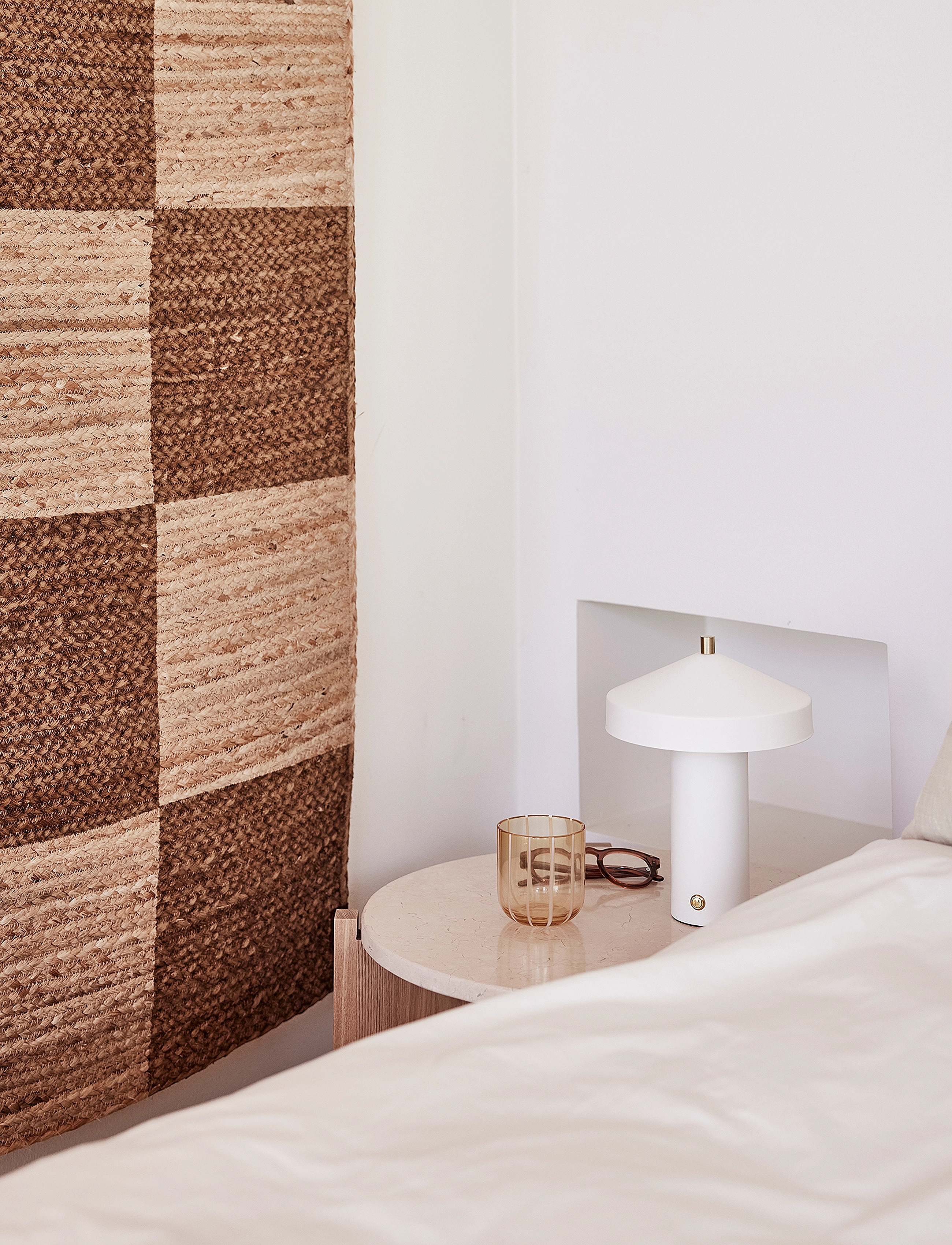 OYOY Living Design - Chess Wall & Floor Rug - cotton rugs & rag rugs - nature - 2