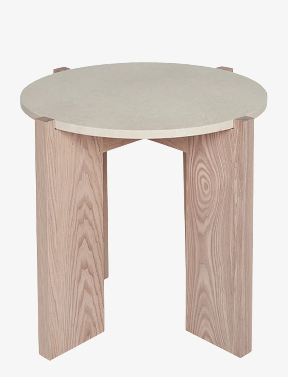 OYOY Living Design - Lune Marble Coffee Table  Small - soffbord - nature / white - 0
