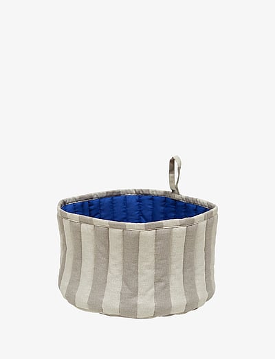 OYOY Living Design Toppu Bread Basket - Förvaringskorgar - CLAY / OPTIC BLUE / beige