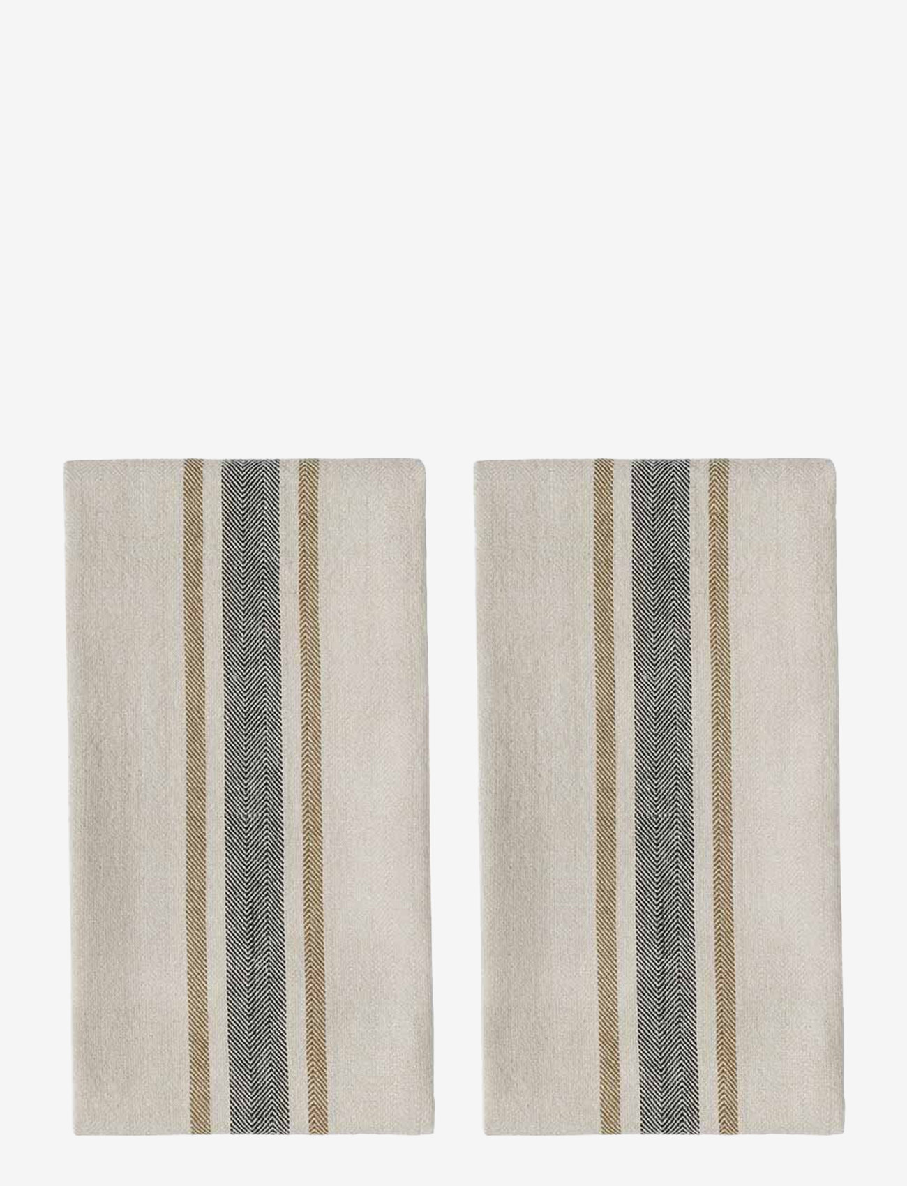 OYOY Living Design - Linu Tea Towel - Pack of 2 - black - 0