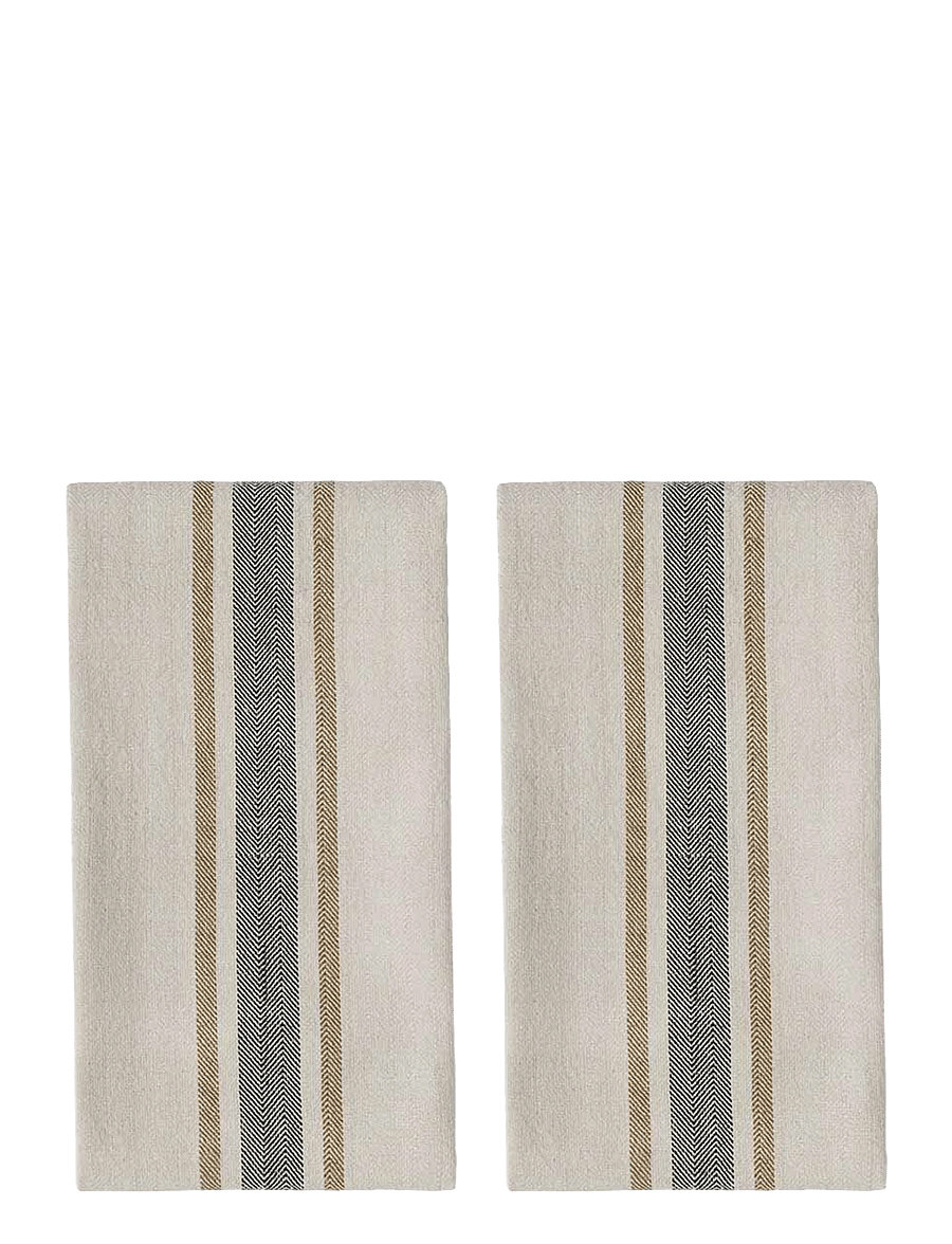 OYOY Living Design - Linu Tea Towel - Pack of 2 - black - 0
