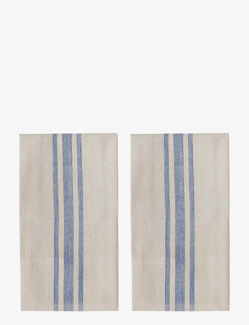 OYOY Living Design - Linu Tea Towel - Pack of 2 - nach preis einkaufen - blue - 0