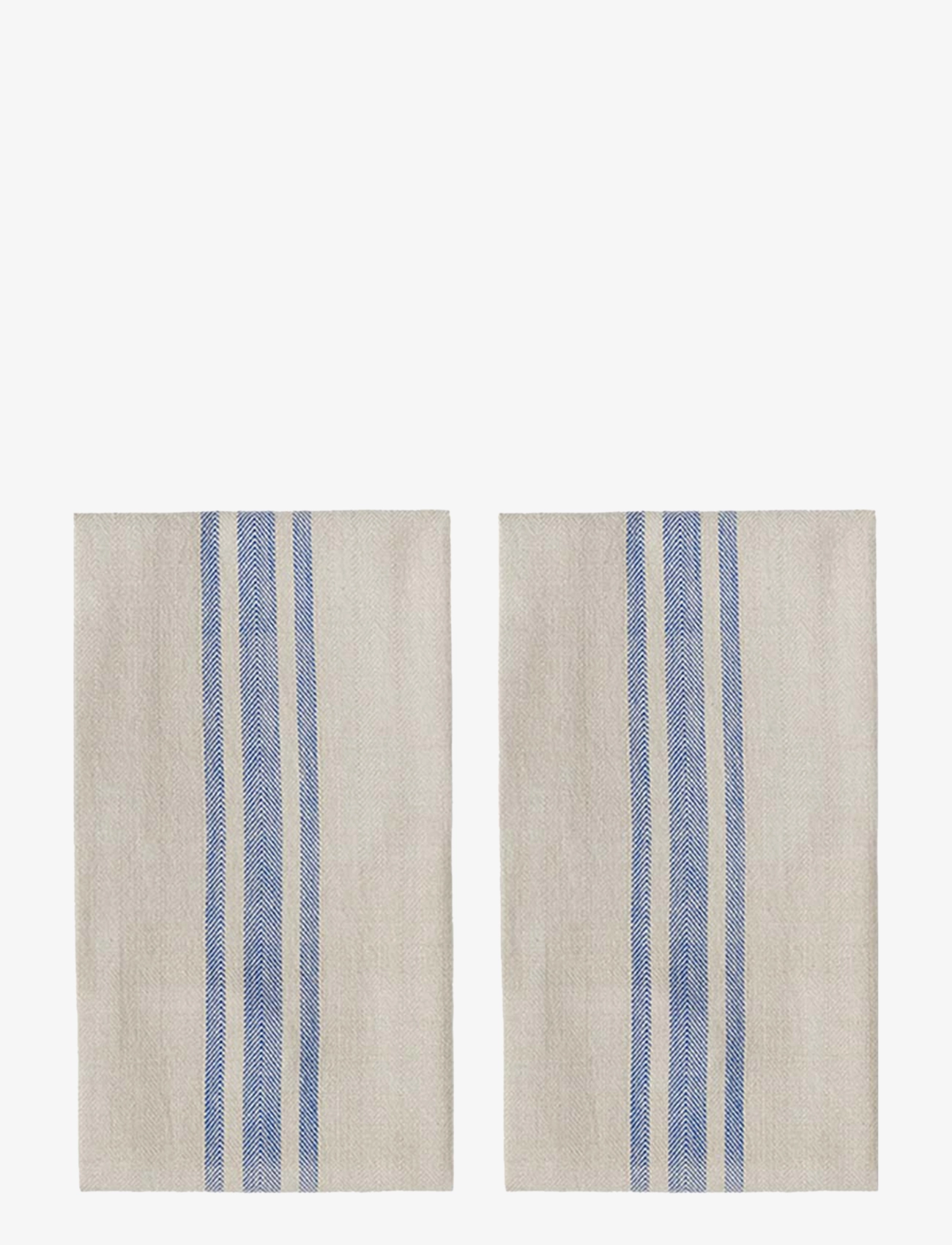 OYOY Living Design Linu Tea Towel - Pack of 2 - Køkkentekstiler - BLUE / blue