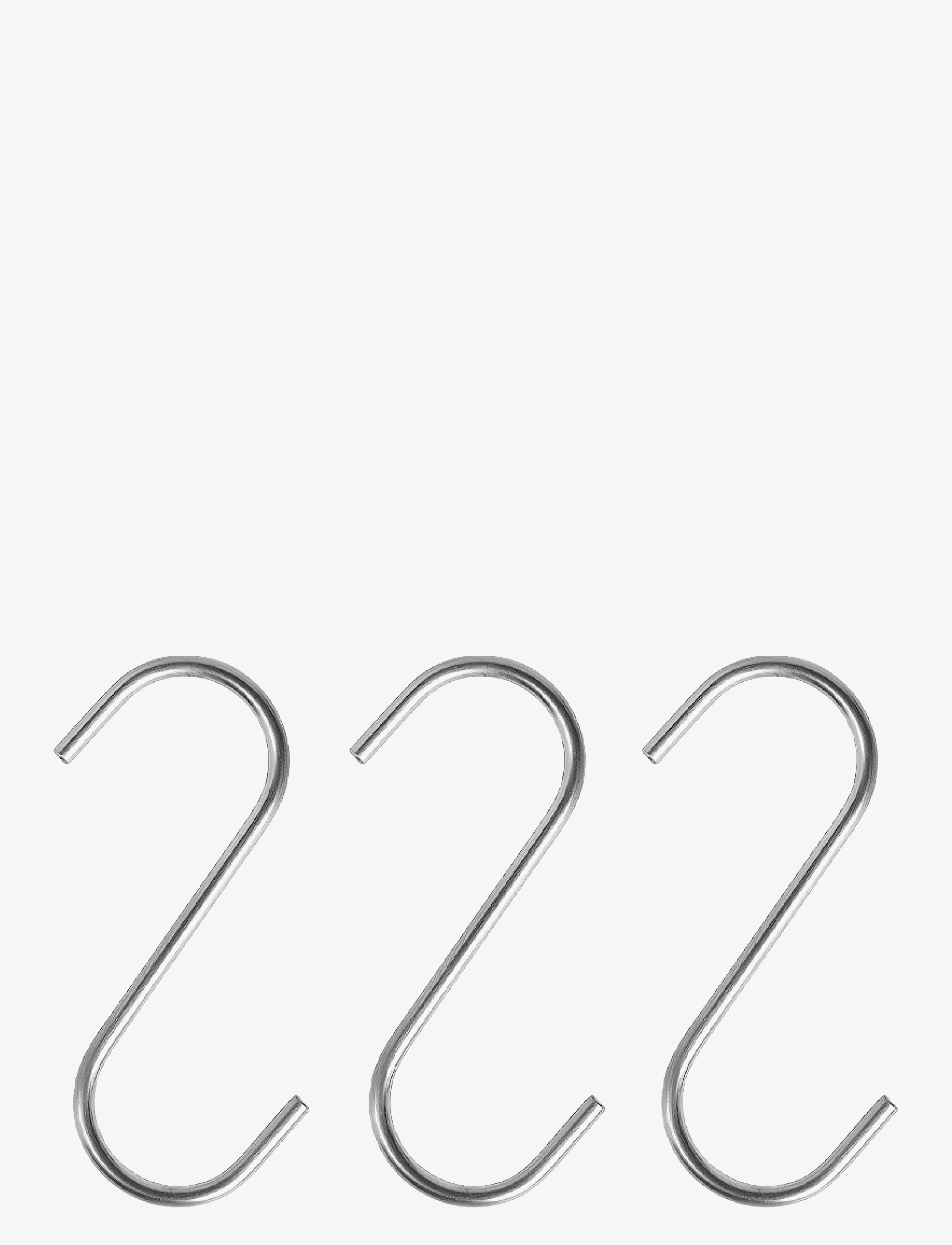OYOY Living Design Pieni S-Hook - Pack of 3 - Knager - CHROME SILVER / silver
