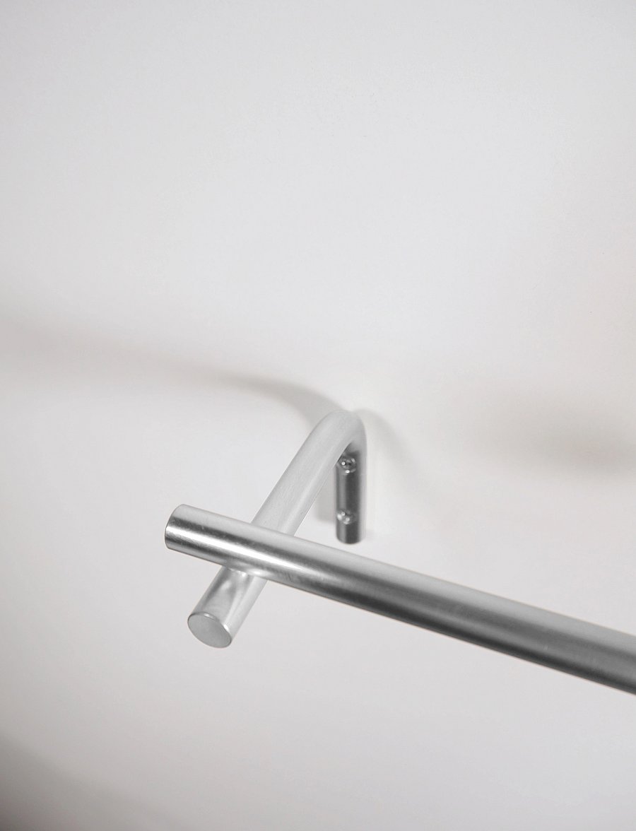 OYOY Living Design - Pieni Toilet Paper Holder - riputuskonksud ja nagid - chrome silver - 5
