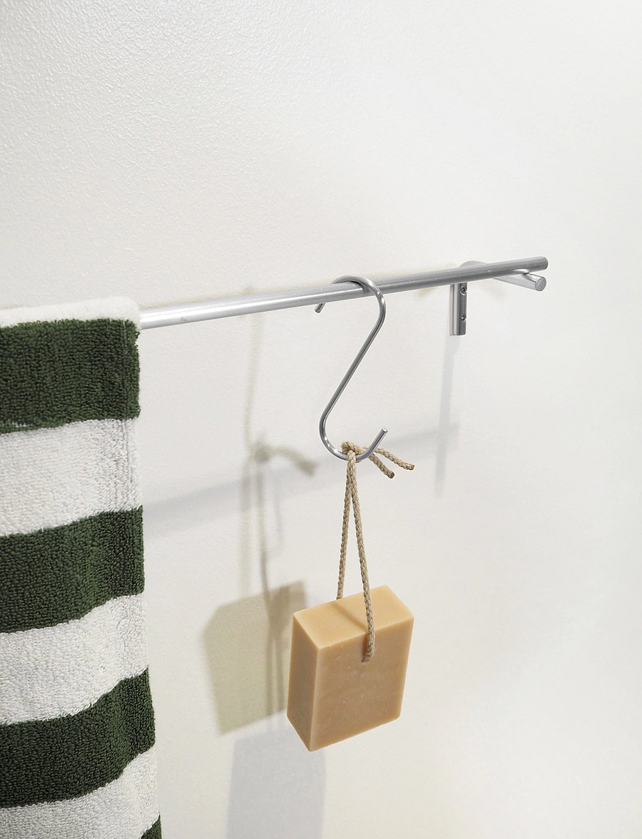 OYOY Living Design - Pieni Towel Rail - haken - chrome silver - 0