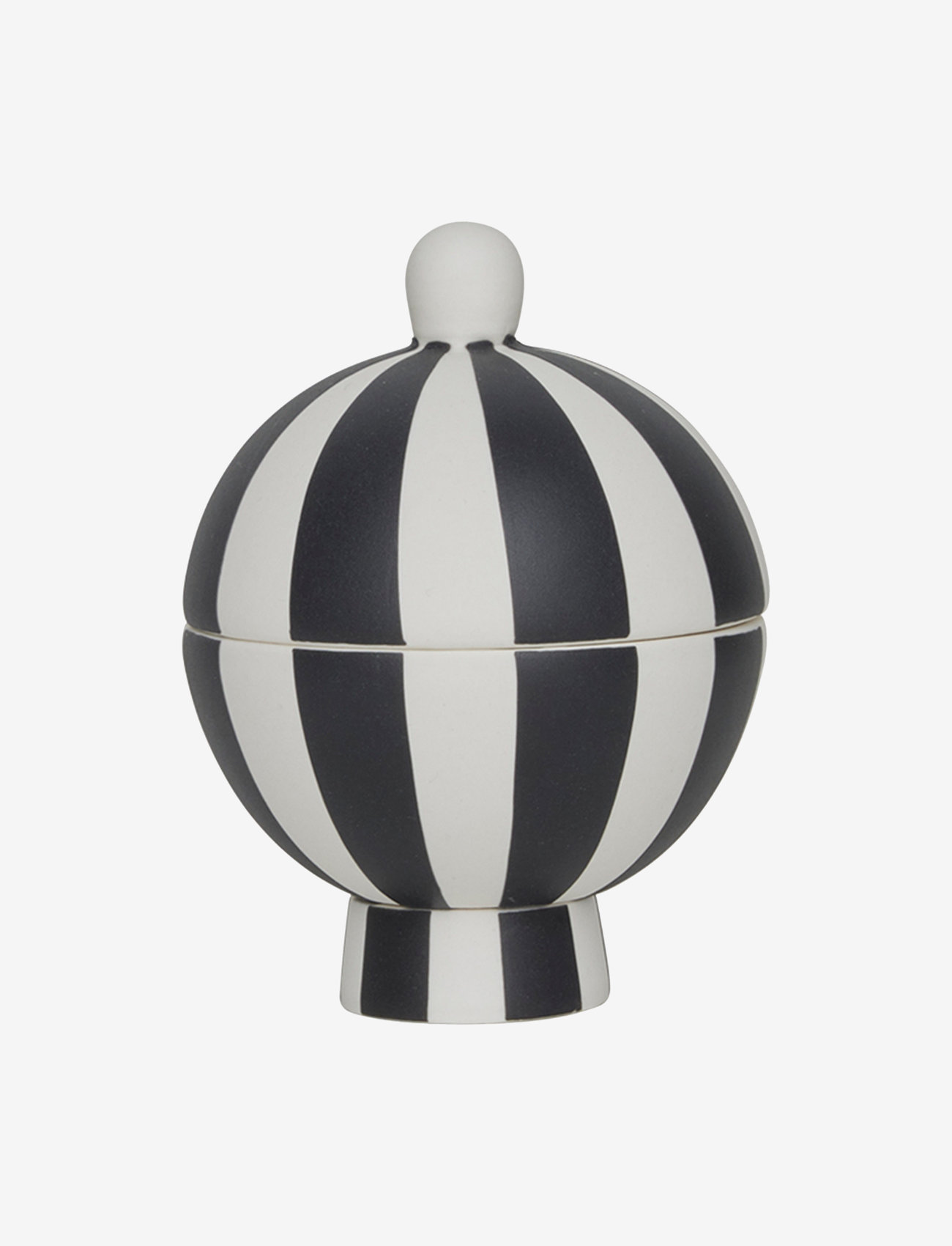 OYOY Living Design - Toppu Bonbonniere - white / black - 0