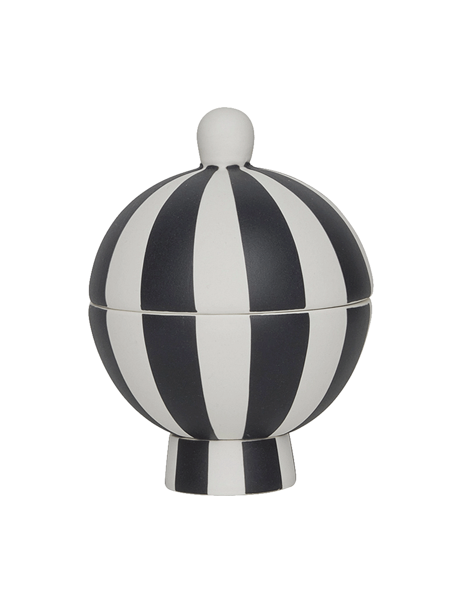OYOY Living Design - Toppu Bonbonniere - white / black - 0