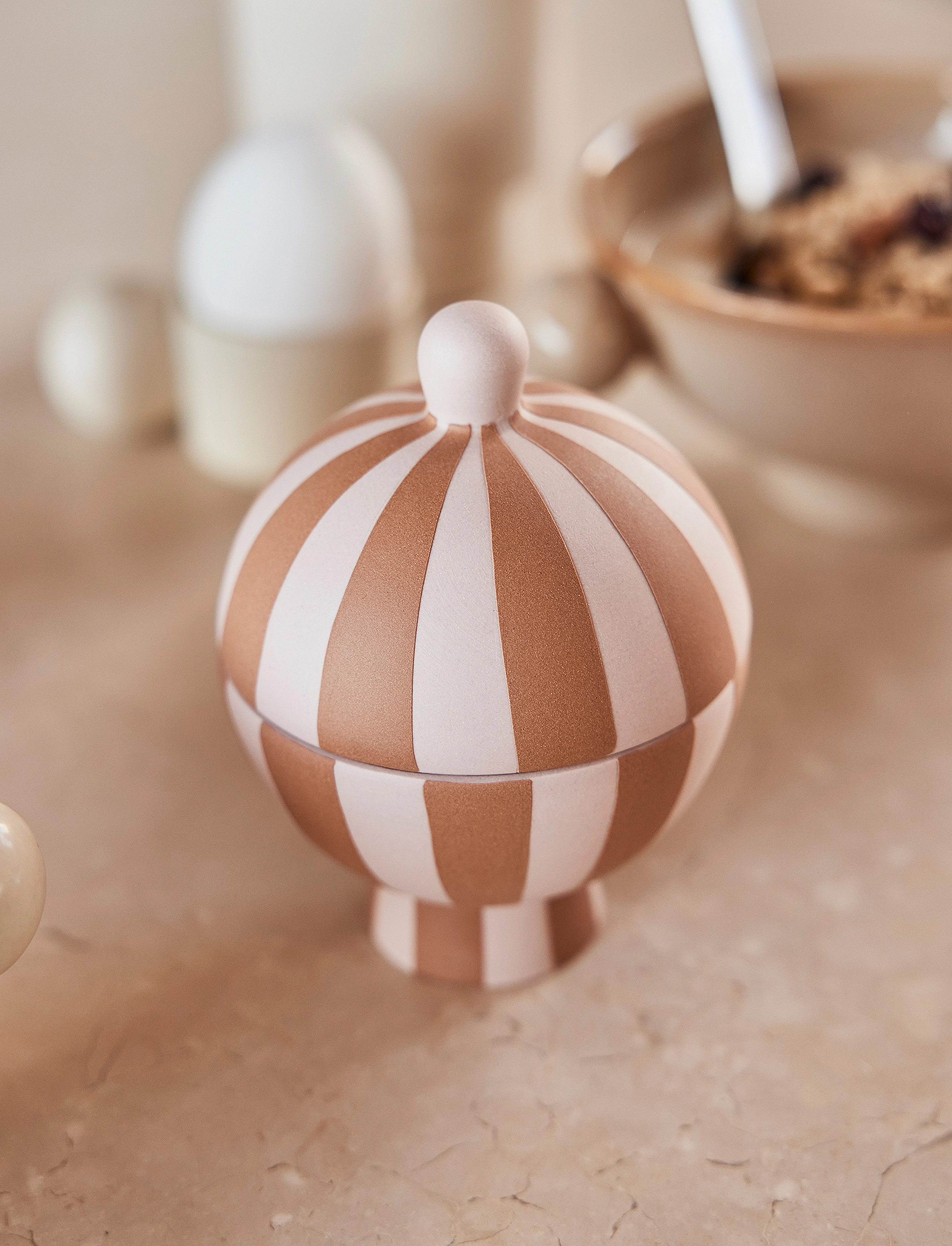 OYOY Living Design - Toppu Bonbonniere - caramel / rose - 1