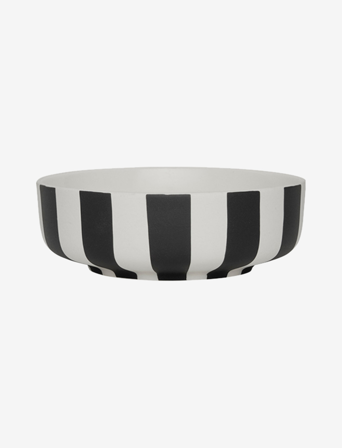 OYOY Living Design Toppu Bowl - Small - Kommen - WHITE / BLACK / white
