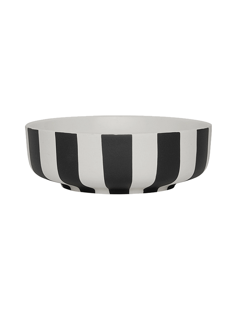 OYOY Living Design - Toppu Bowl - Small - müslischalen - white / black - 1
