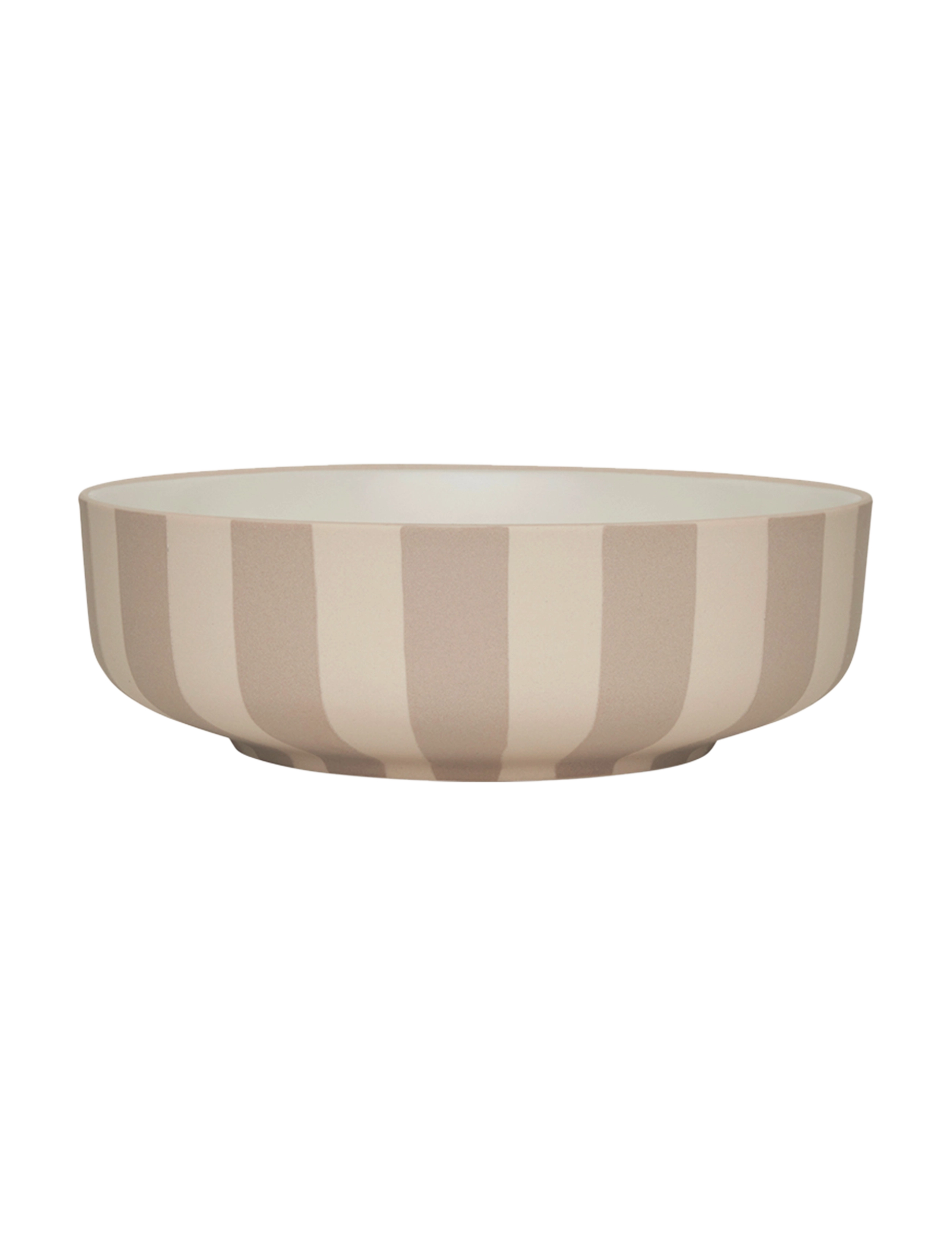 OYOY Living Design Toppu Bowl Large, Breakfast Skål, Beige, Str: Ø 20 CM