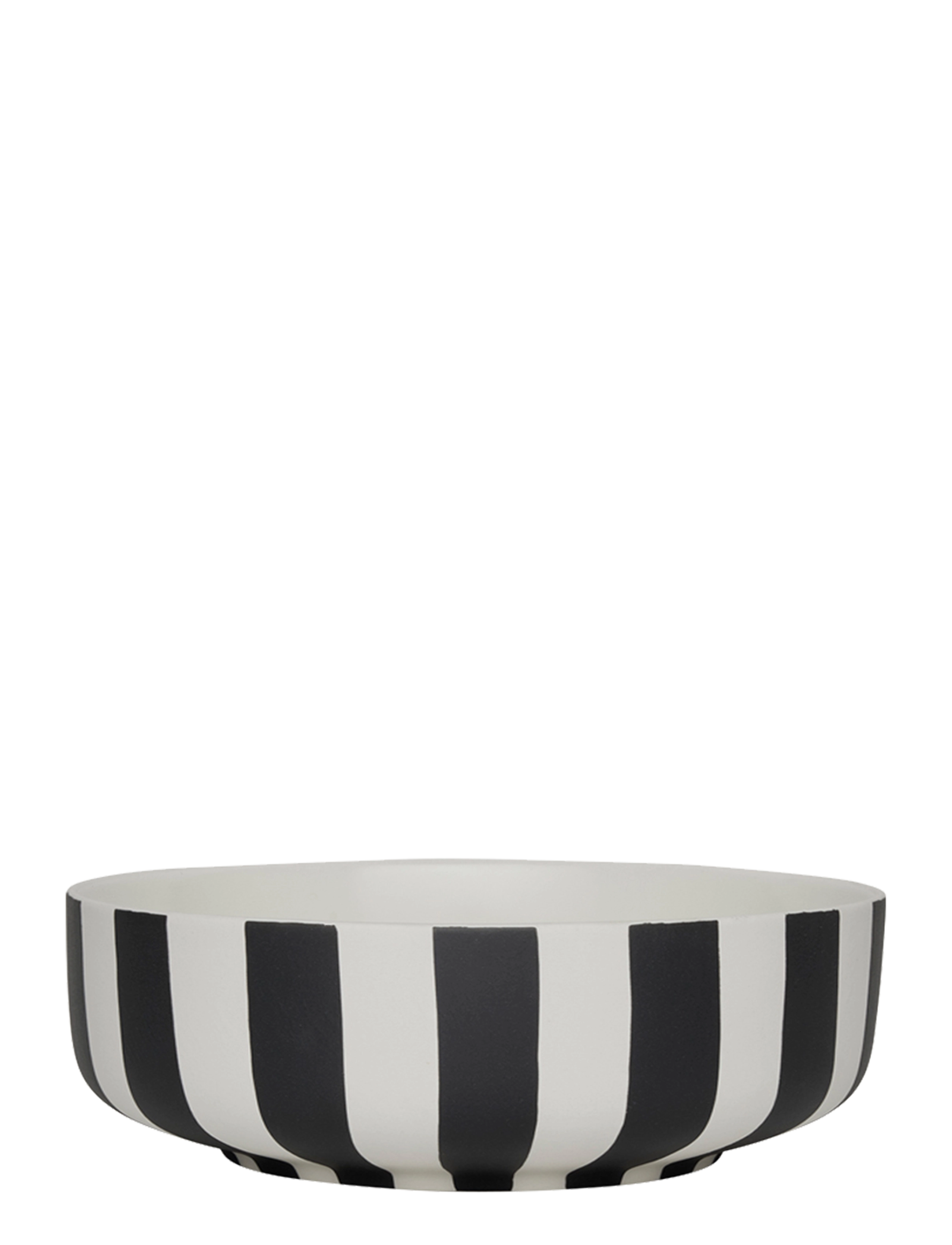 OYOY Living Design Toppu Bowl - Large, Ø 20 cm, Black, Skåle > Morgenmadsskåle, Unisex