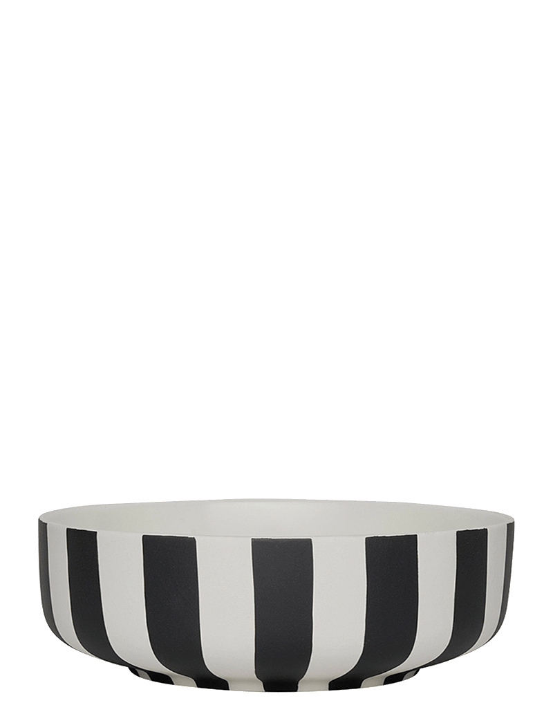 OYOY Living Design - Toppu Bowl - Large - serveerimisnõud - white / black - 0