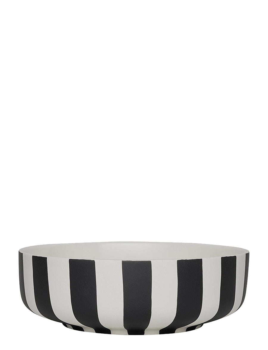 OYOY Living Design - Toppu Bowl - Large - servierschalen - white / black - 0