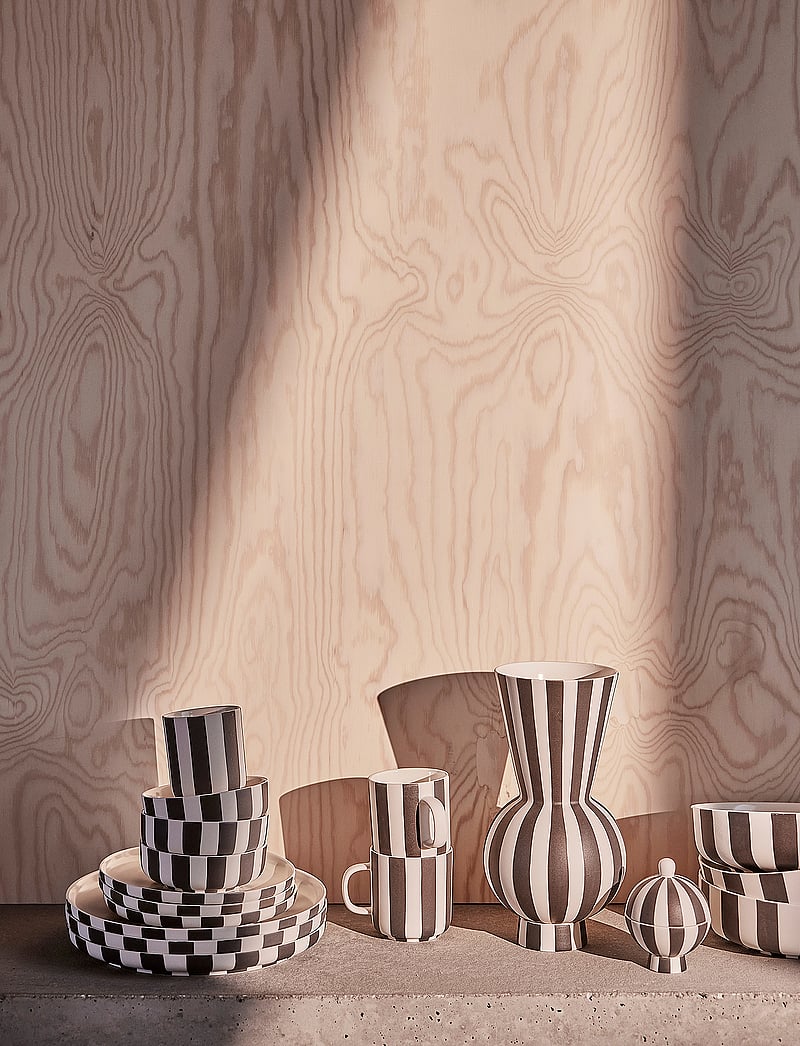 OYOY Living Design - Toppu Mug - kaffetassen - white / black - 2