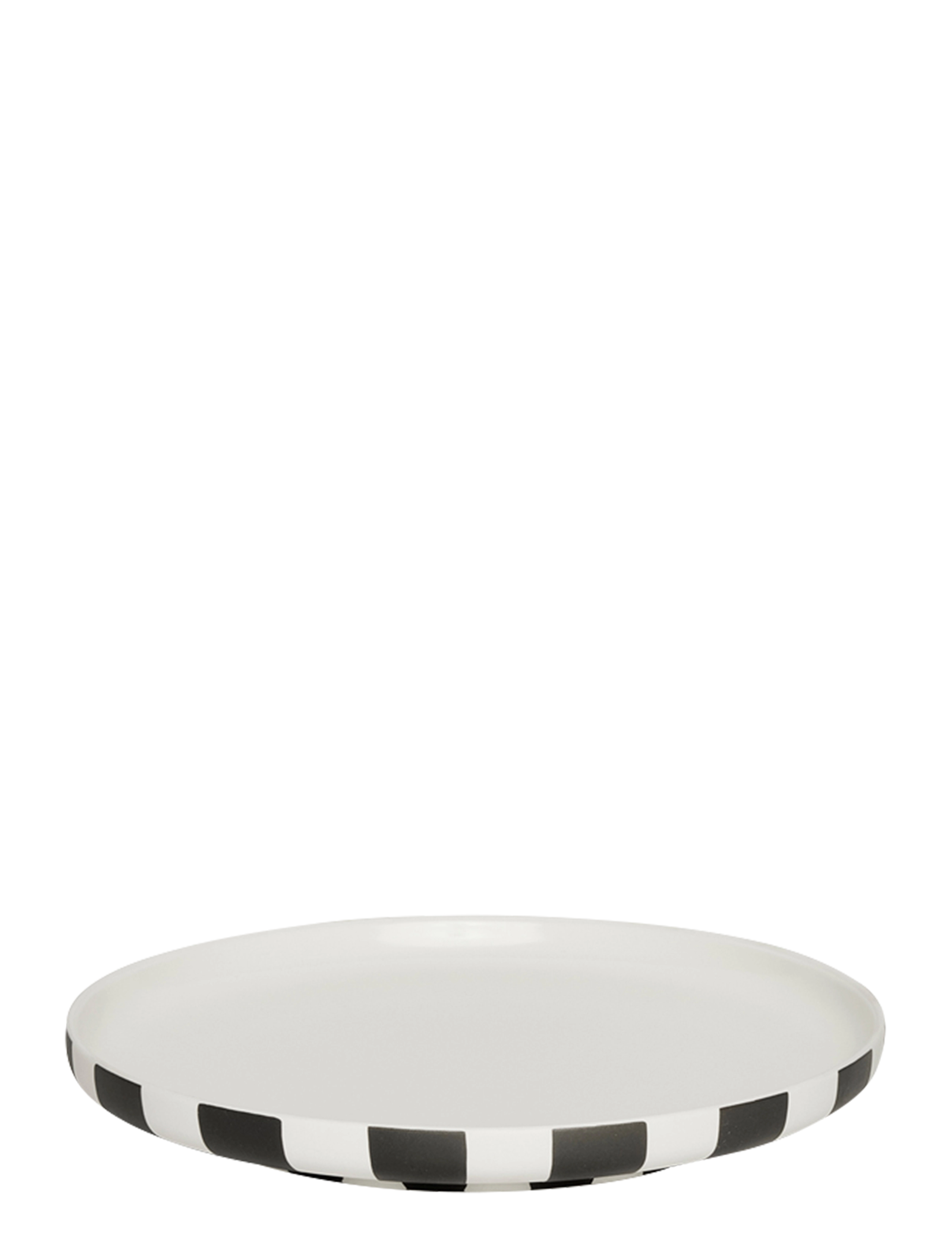 OYOY Living Design Toppu Lunch Plate, Dinner Plade, Hvid, Str: Ø 20 CM x 20