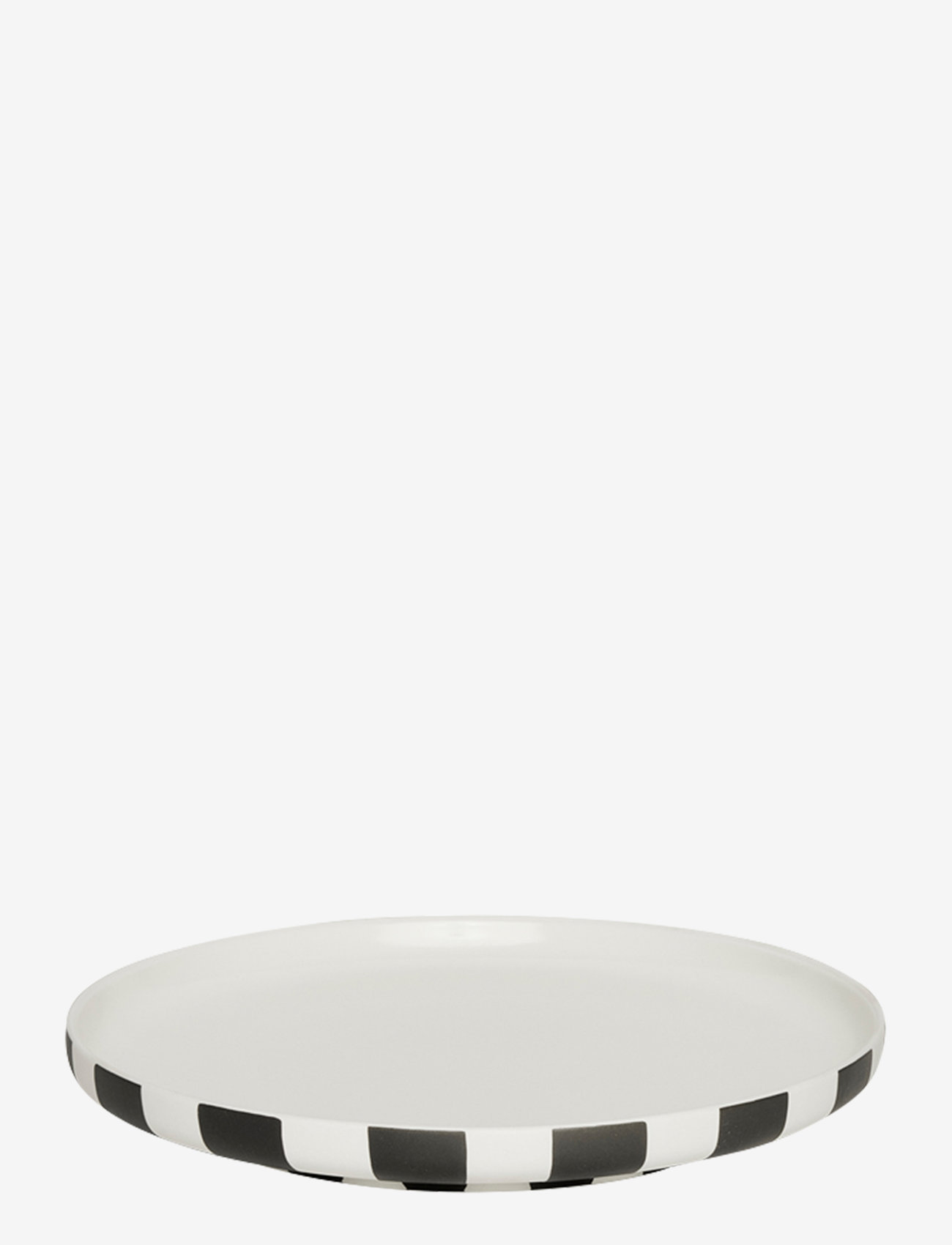 OYOY Living Design - Toppu Lunch Plate - lėkštutės - white / black - 1