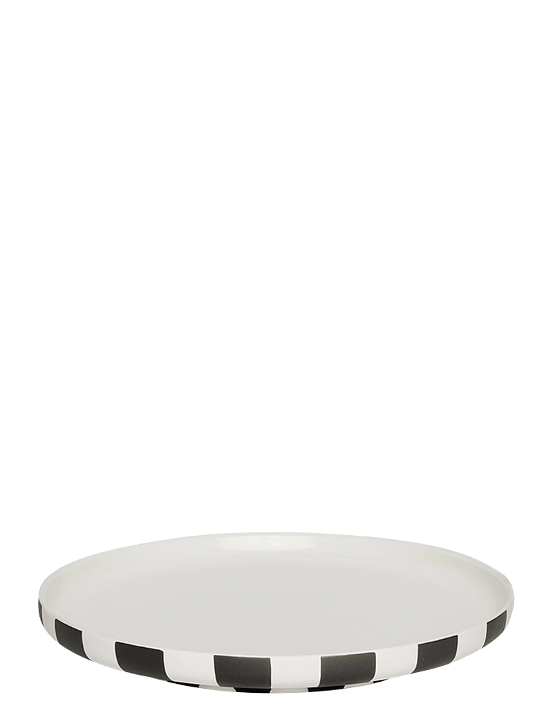 OYOY Living Design - Toppu Lunch Plate - assiettes à dessert - white / black - 1