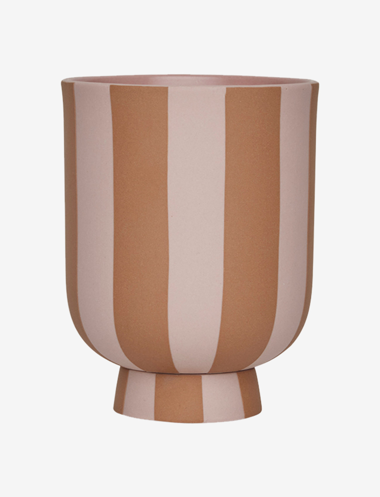 OYOY Living Design - Toppu Pot - Extra Small - krukor - caramel / rose - 0