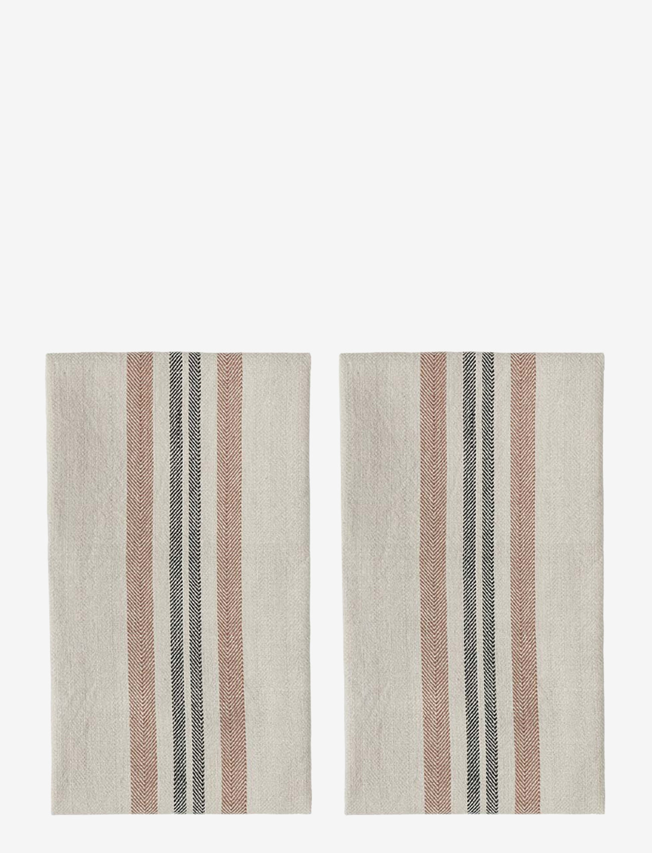 OYOY Living Design - Linu Tea Towel - Pack of 2 - caramel - 0