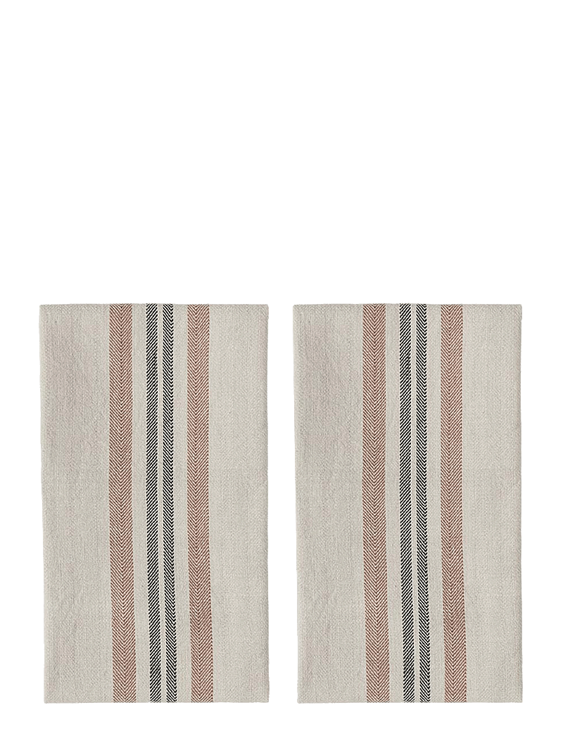 OYOY Living Design - Linu Tea Towel - Pack of 2 - caramel - 0