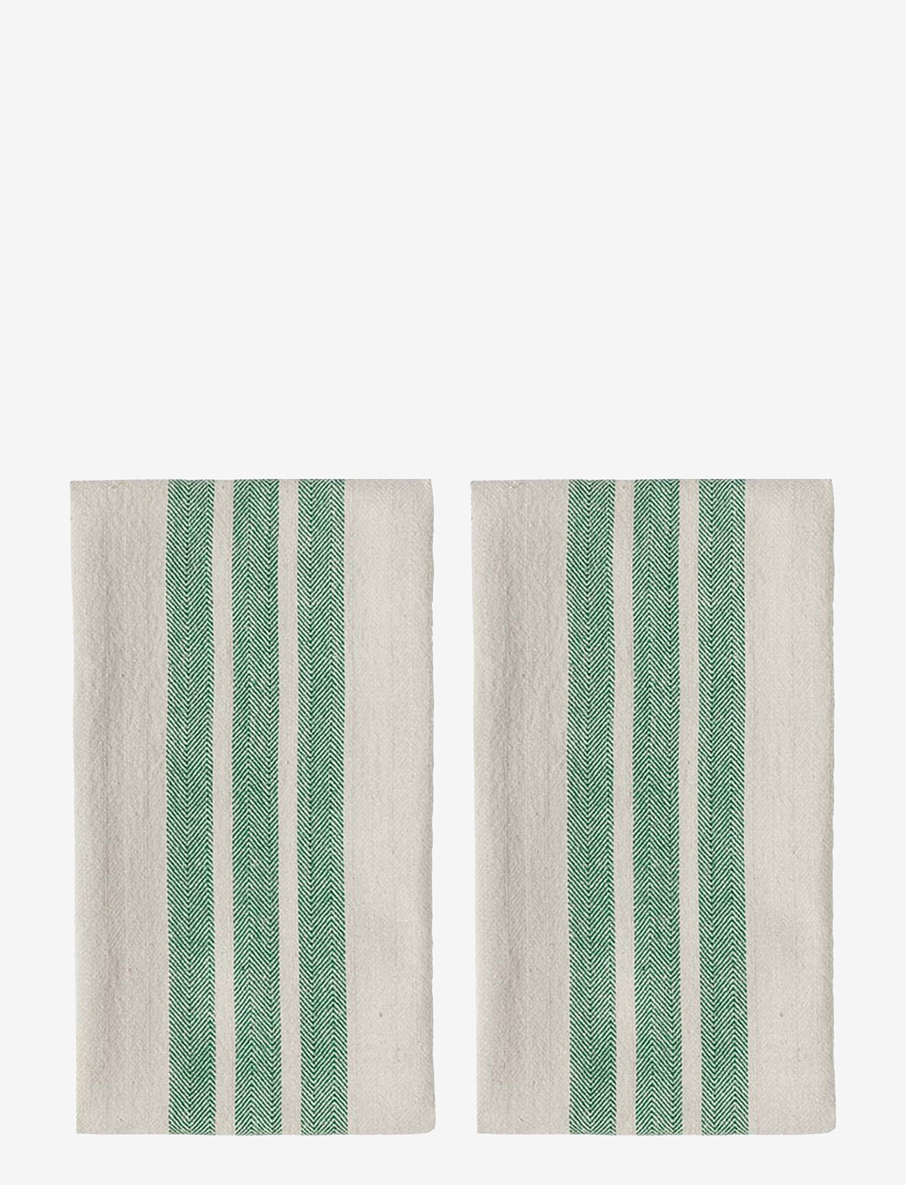 OYOY Living Design - Linu Tea Towel - Pack of 2 - köp efter pris - green - 0