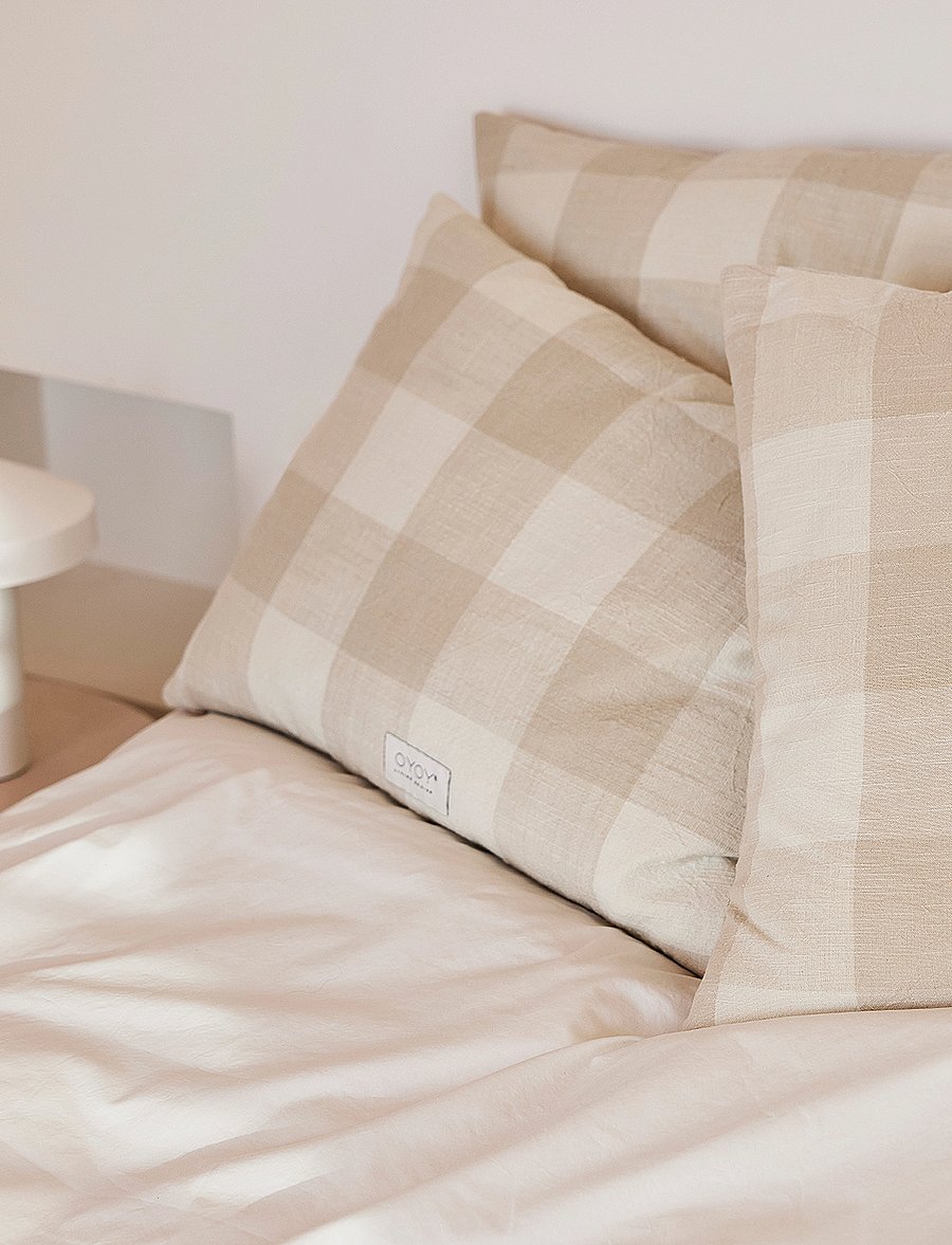 OYOY Living Design - Chess Cushion Cover Long - clay - 0